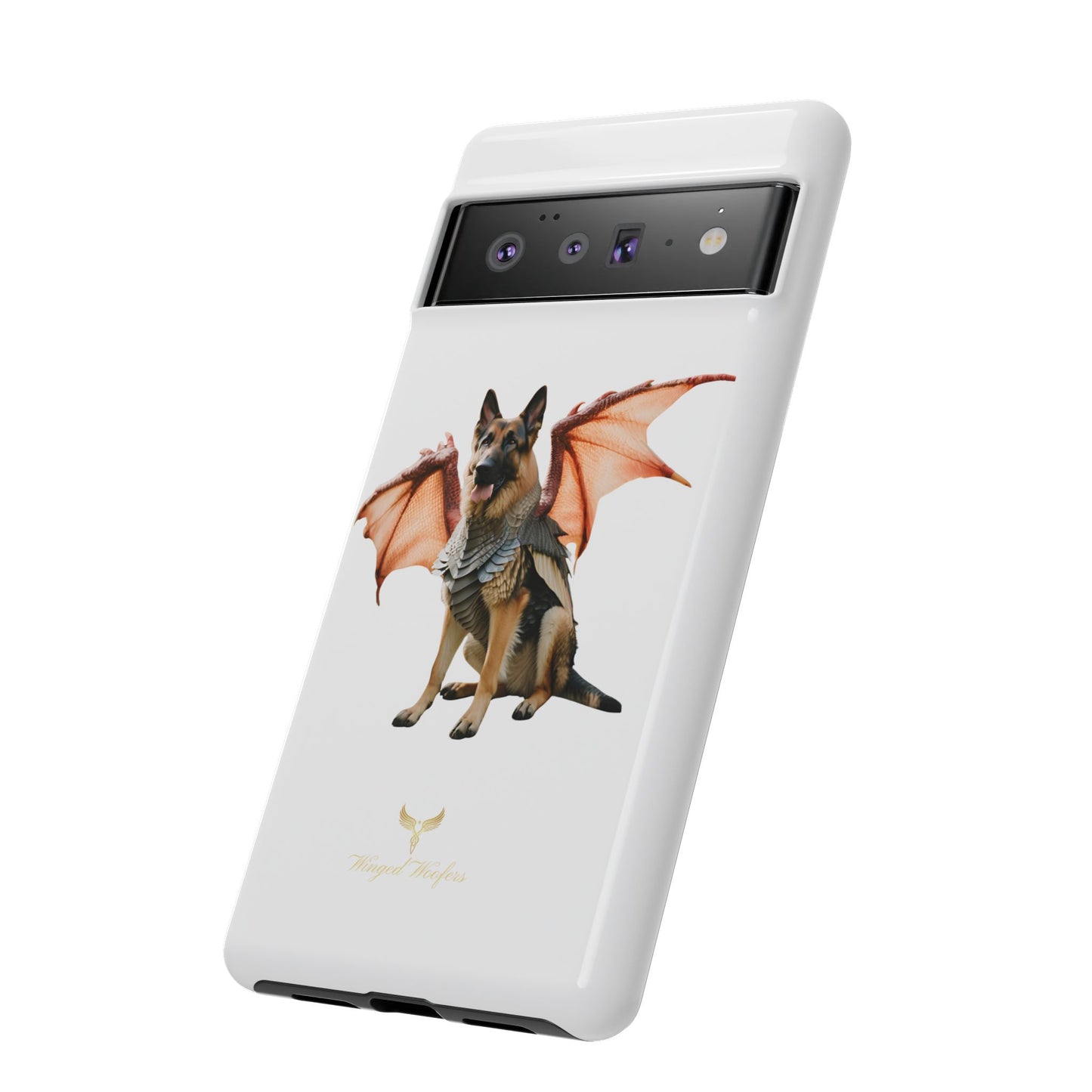 Mythical German Shepherd with Wings Dog iPhone Case | Tough Cases for Pet Lovers