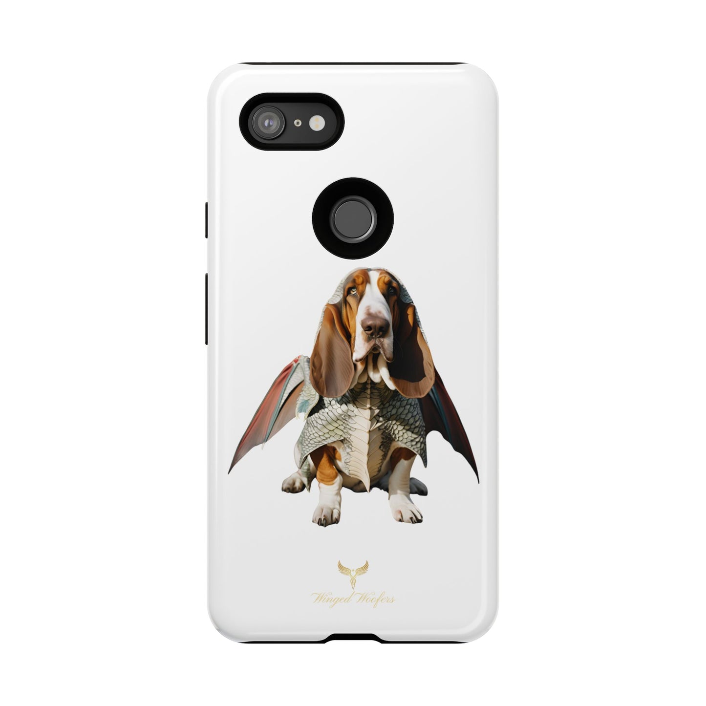 Whimsical Basset Hound Dog Phone Case - Tough Cases for Animal Lovers