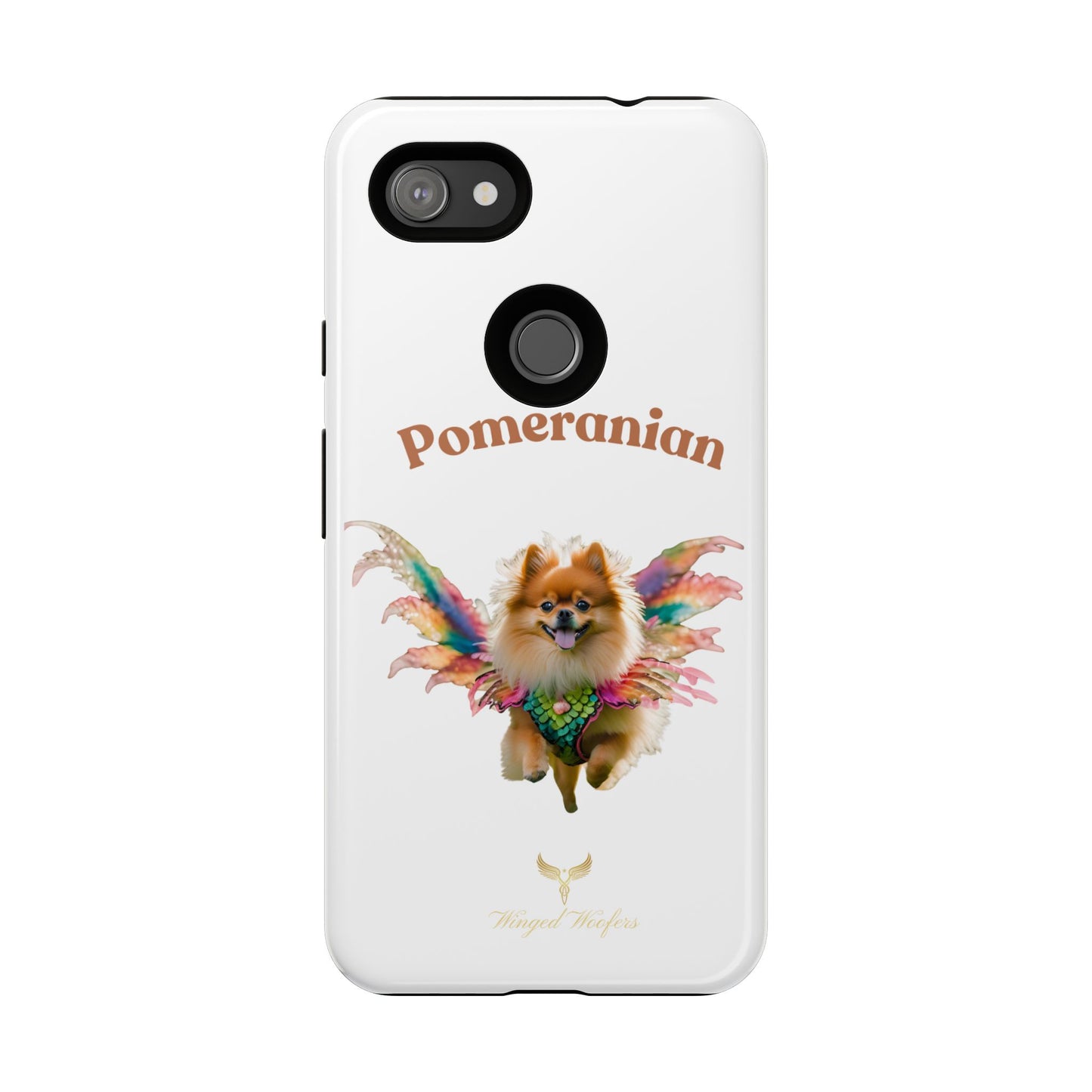 Pomeranian Winged Dog Phone Case – Cute Dog Lover Accessory