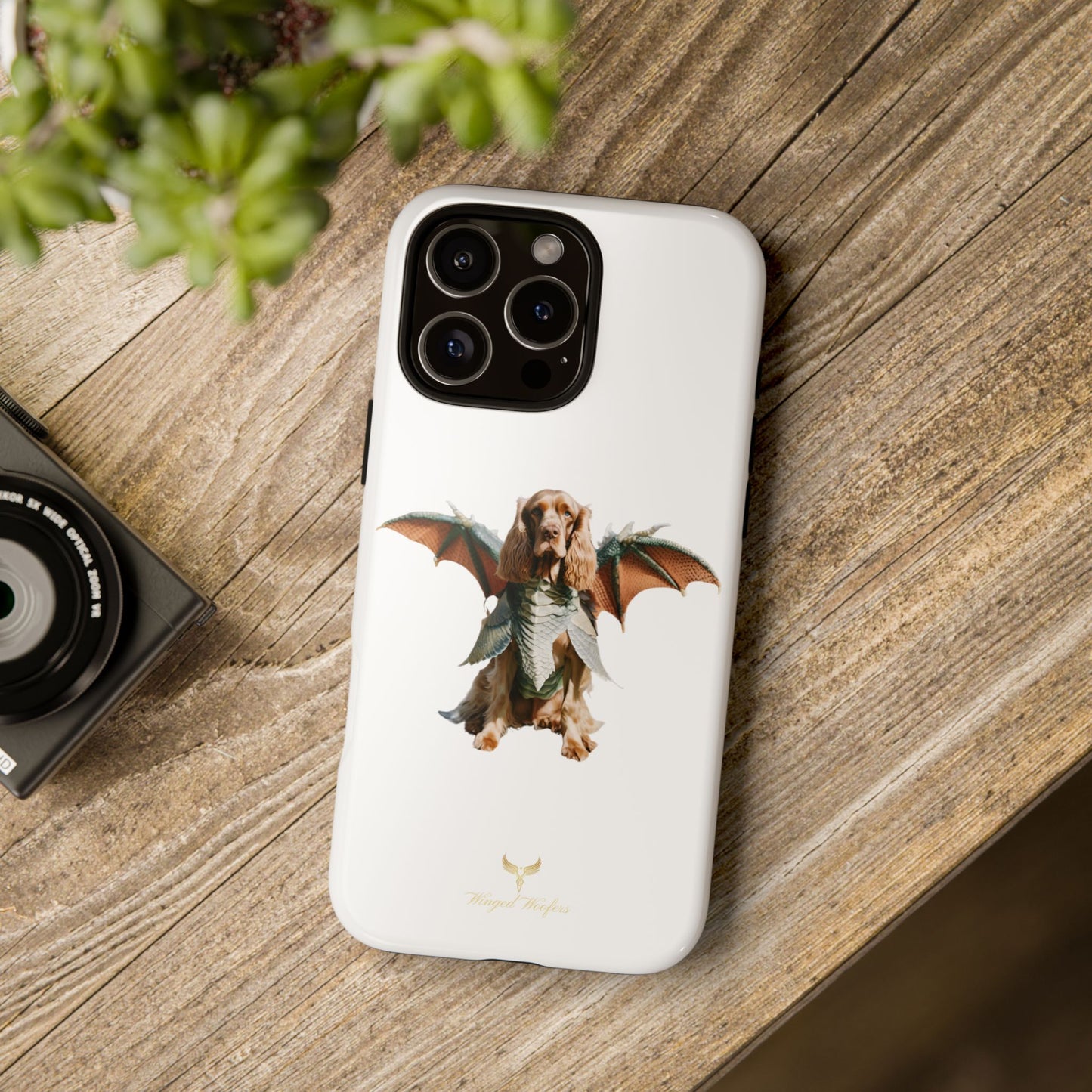 Dragon Wing Cocker Spaniel Dog Phone Case - Tough Cases for Pet Lovers