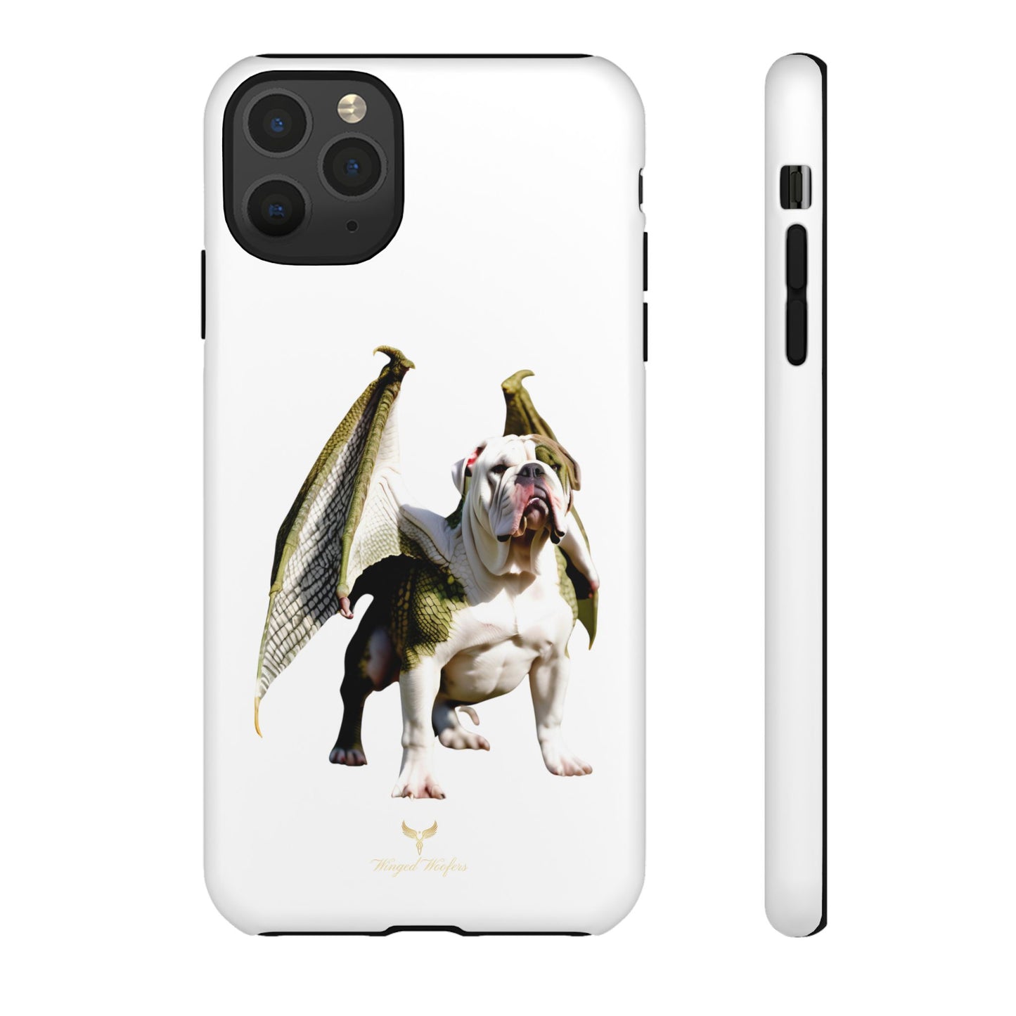 English Bulldog Dragon Phone Case - Tough & Unique Design