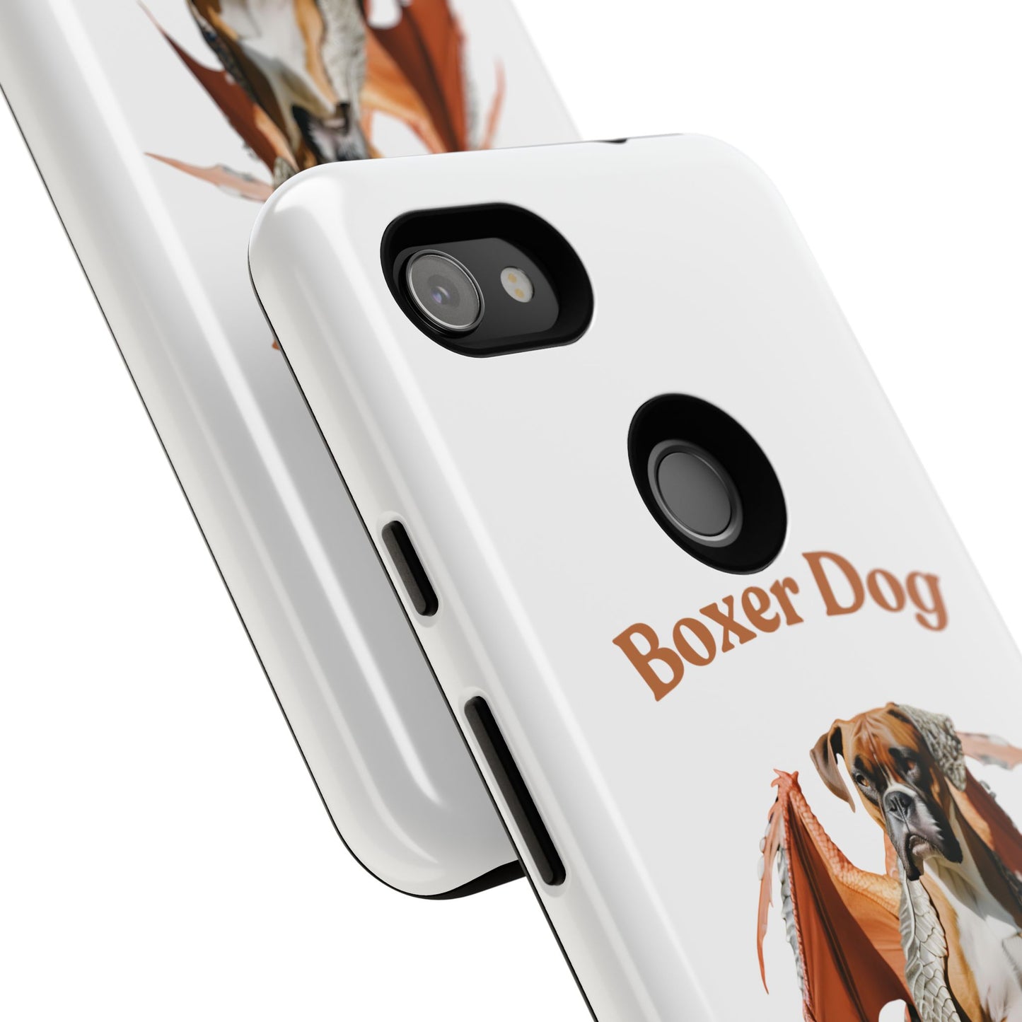 Boxer Dog Dragon Art Phone Case - Tough Cases