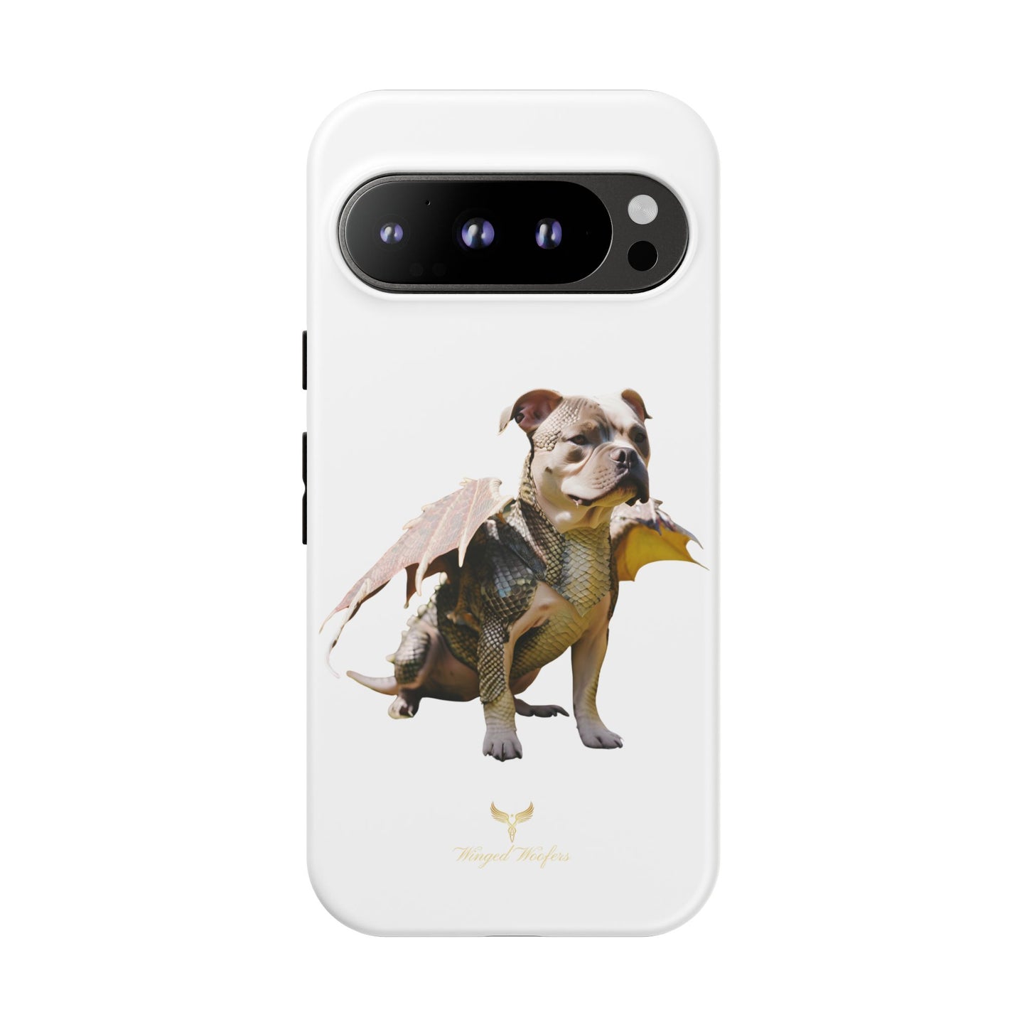 Staffordshire Bulldog Dragon Tough Phone Case - Unique Animal Design for Pet Lovers