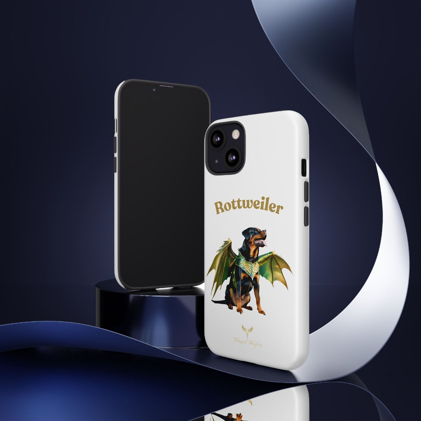 Rottweiler Dragon Wings Phone Case - Tough Cases for Dog Lovers