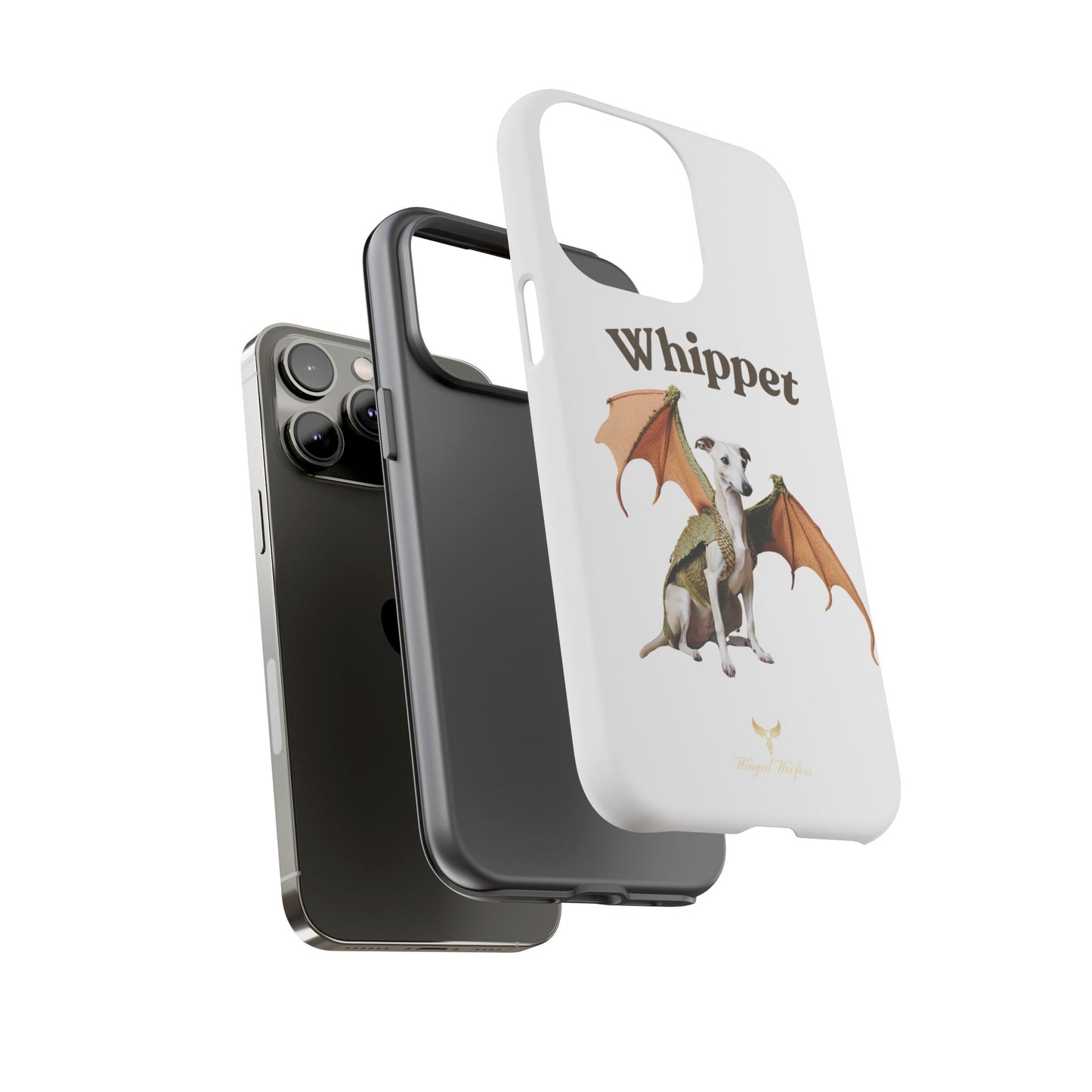 Whippet Dragon Phone Case - Tough & Stylish Pet Accessory