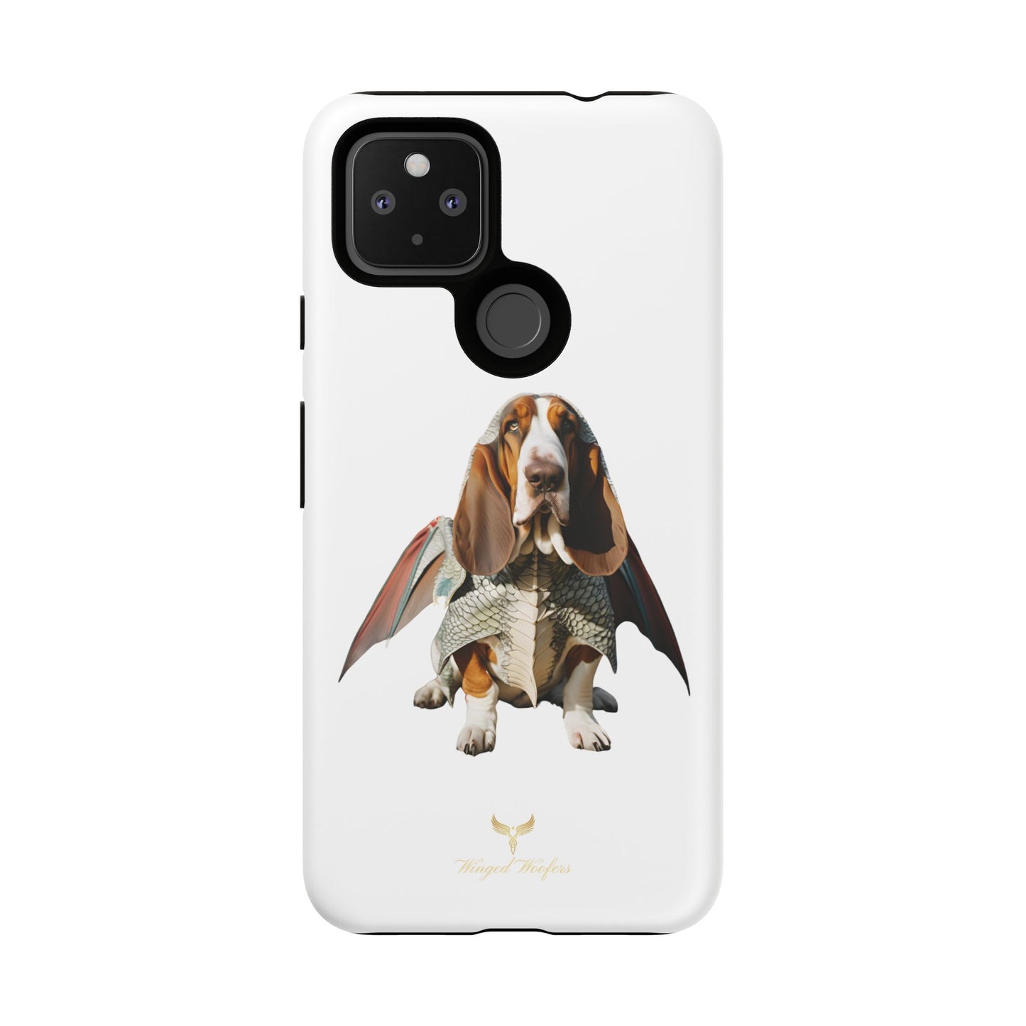 Whimsical Basset Hound Dog Phone Case - Tough Cases for Animal Lovers