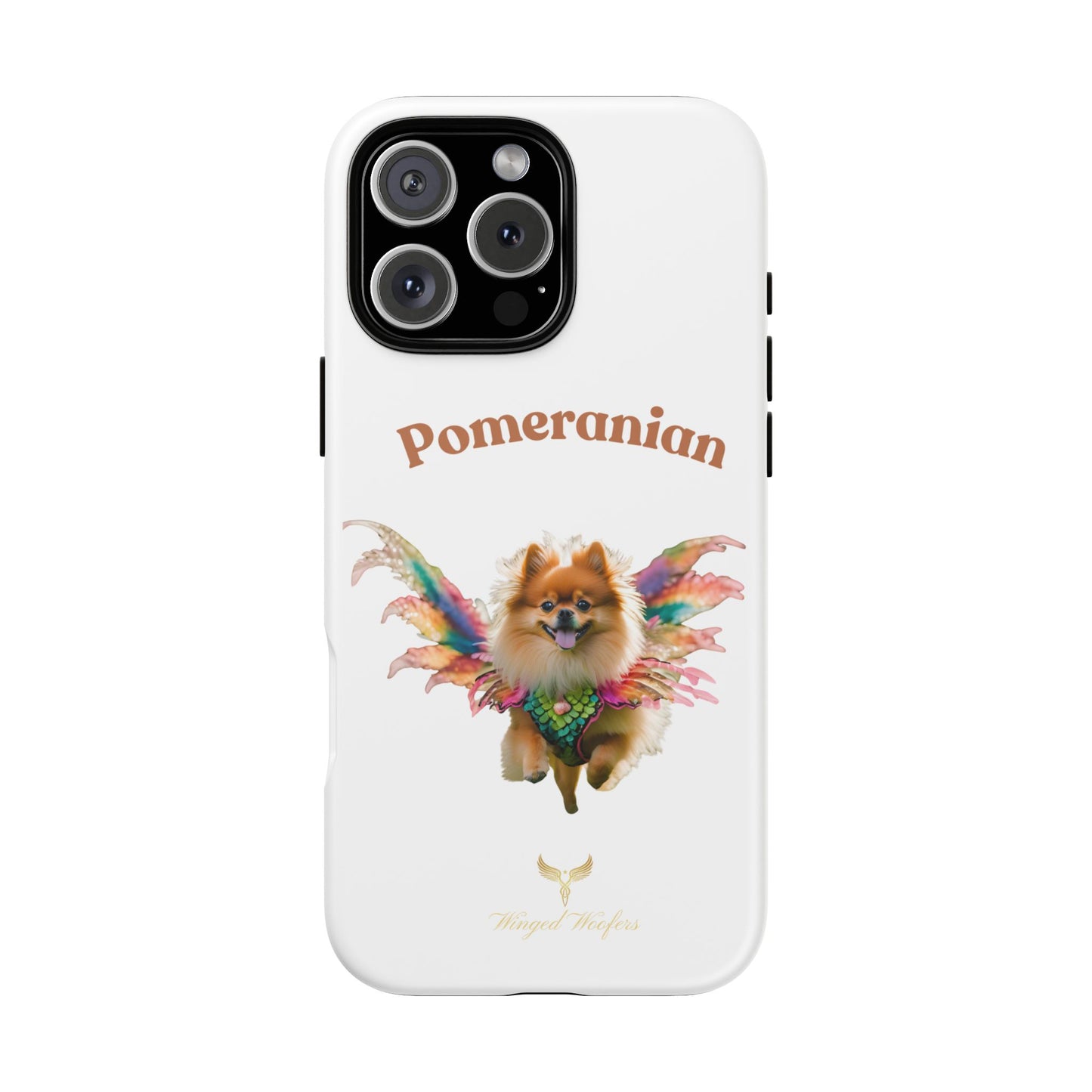 Pomeranian Winged Dog Phone Case – Cute Dog Lover Accessory