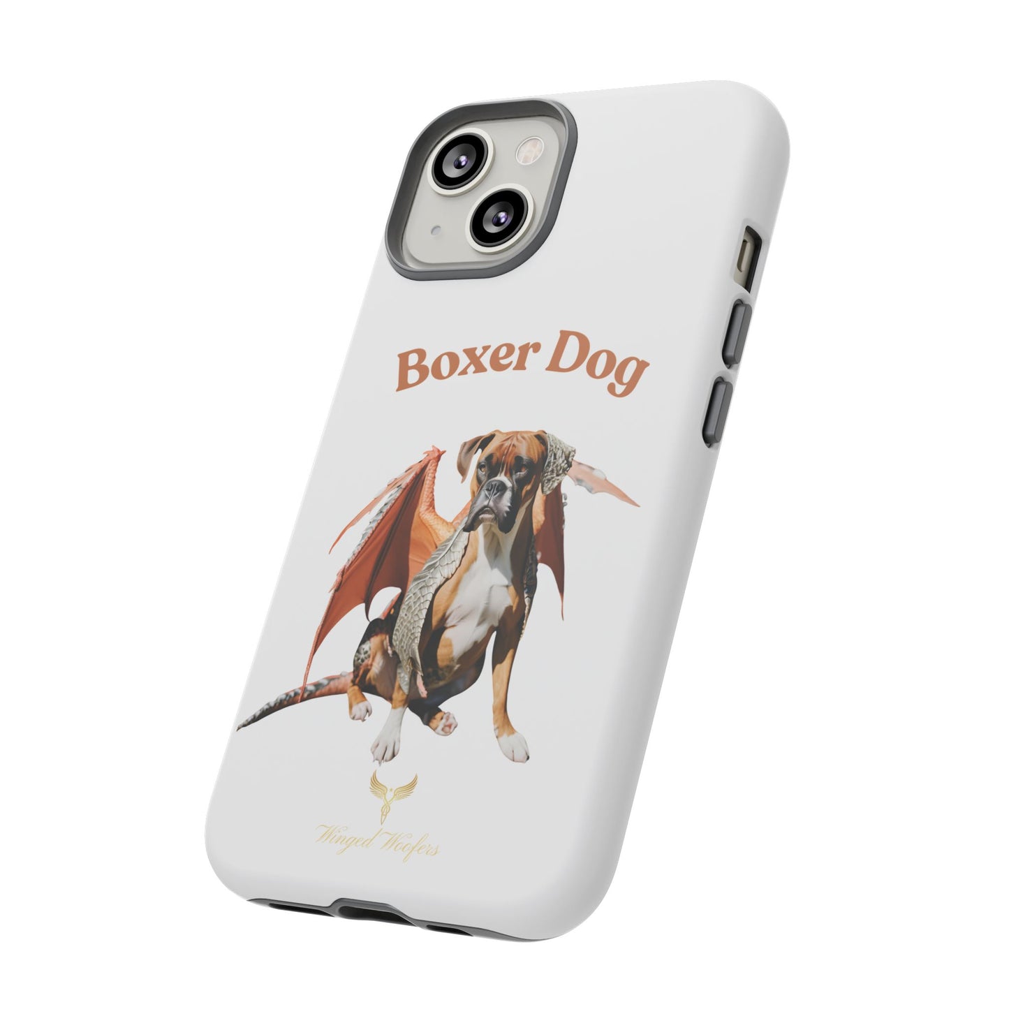 Boxer Dog Dragon Art Phone Case - Tough Cases