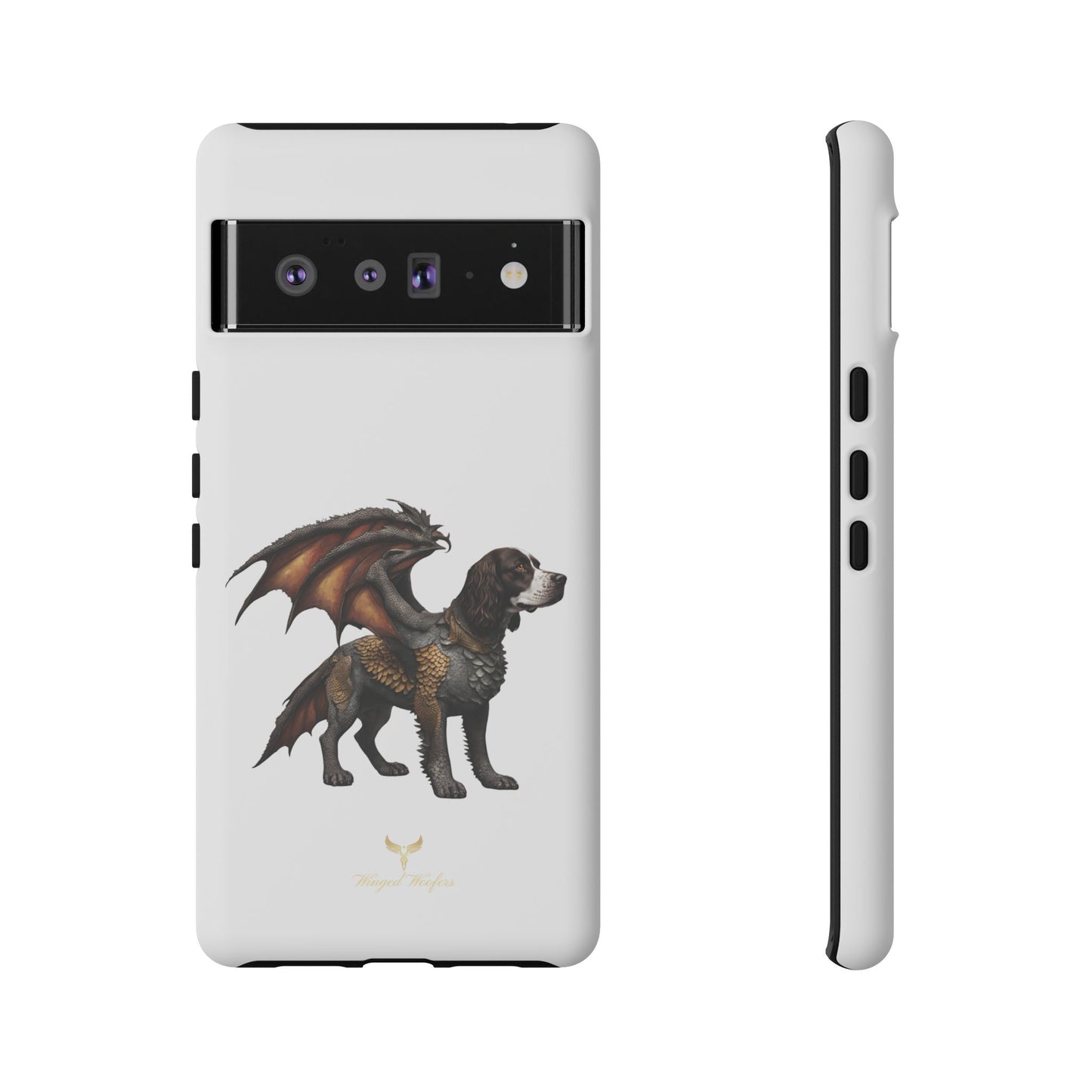 Fantasy Springer Spaniel as a Dragon Phone Case - Tough Cases for Pet Lovers