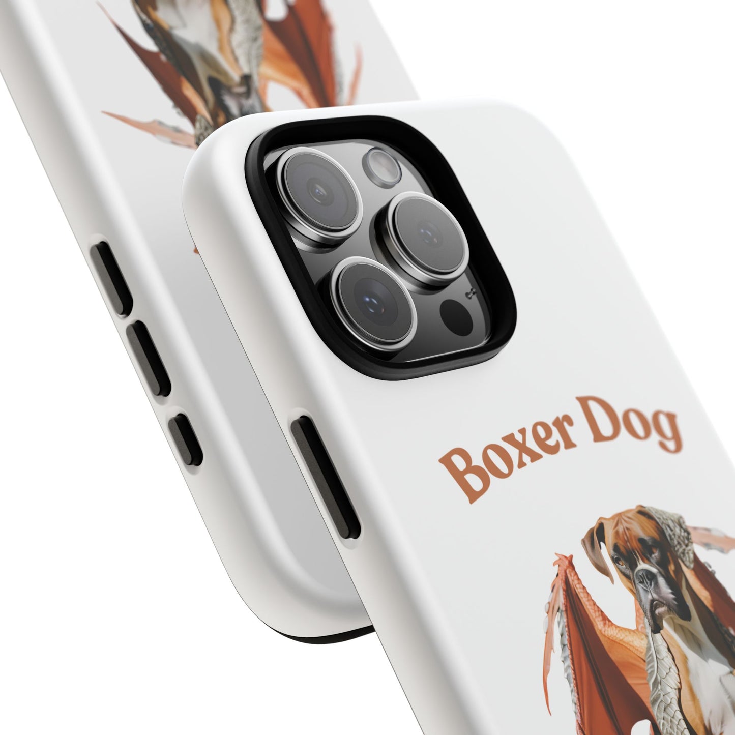 Boxer Dog Dragon Art Phone Case - Tough Cases