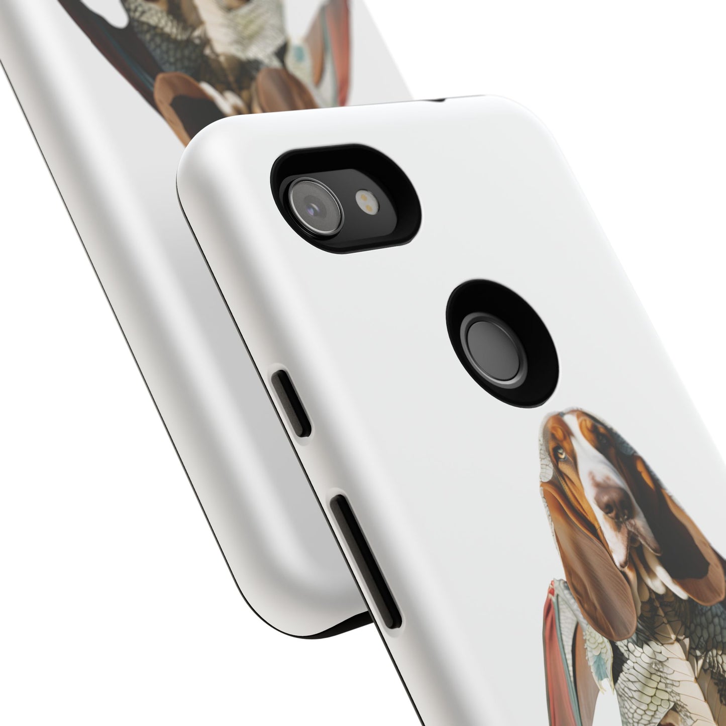 Whimsical Basset Hound Dog Phone Case - Tough Cases for Animal Lovers