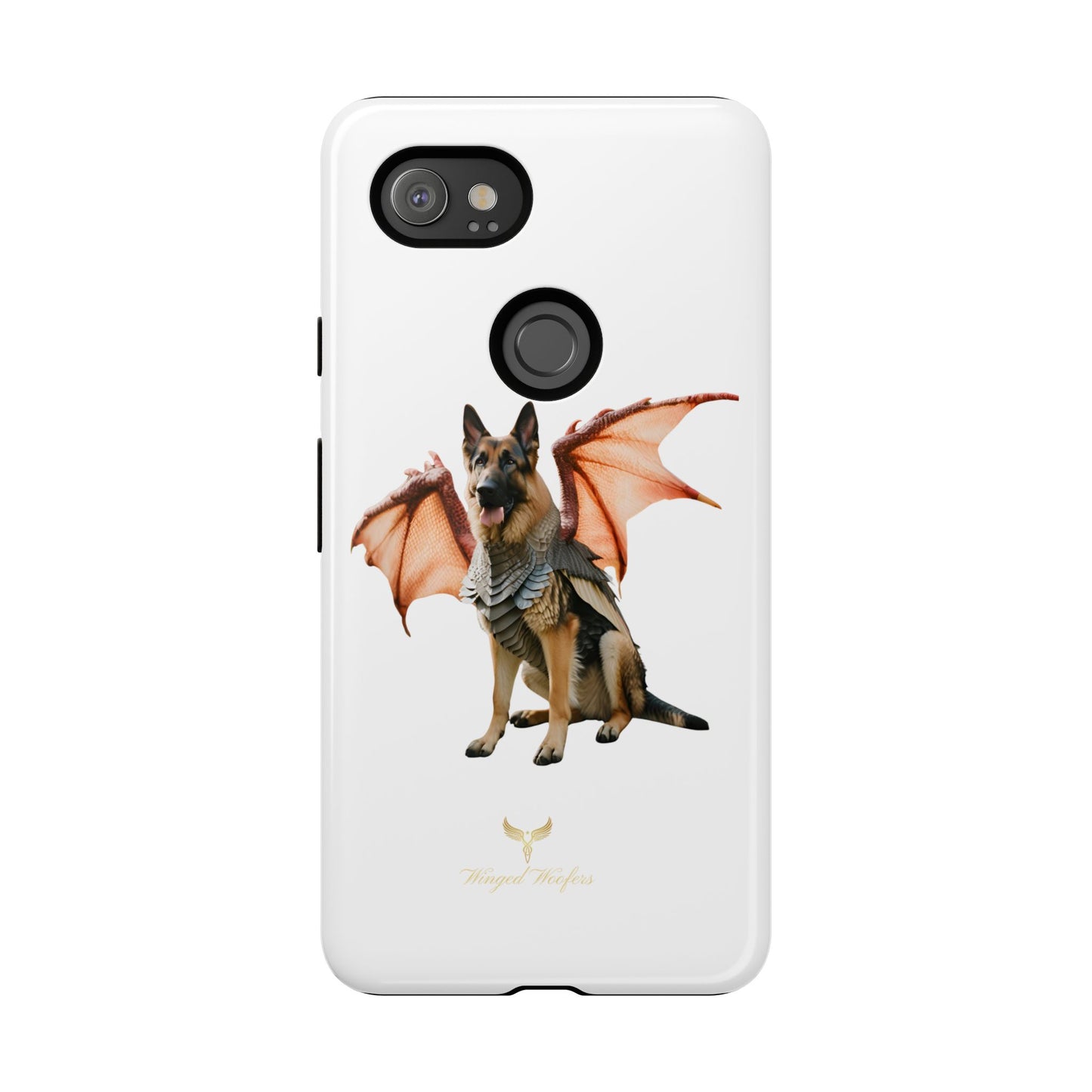 Mythical German Shepherd with Wings Dog iPhone Case | Tough Cases for Pet Lovers