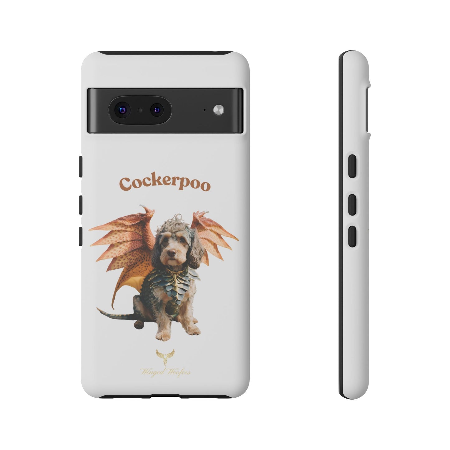 Cockerpoo Dragon Phone Case – Tough & Whimsical Pet Lover Gift