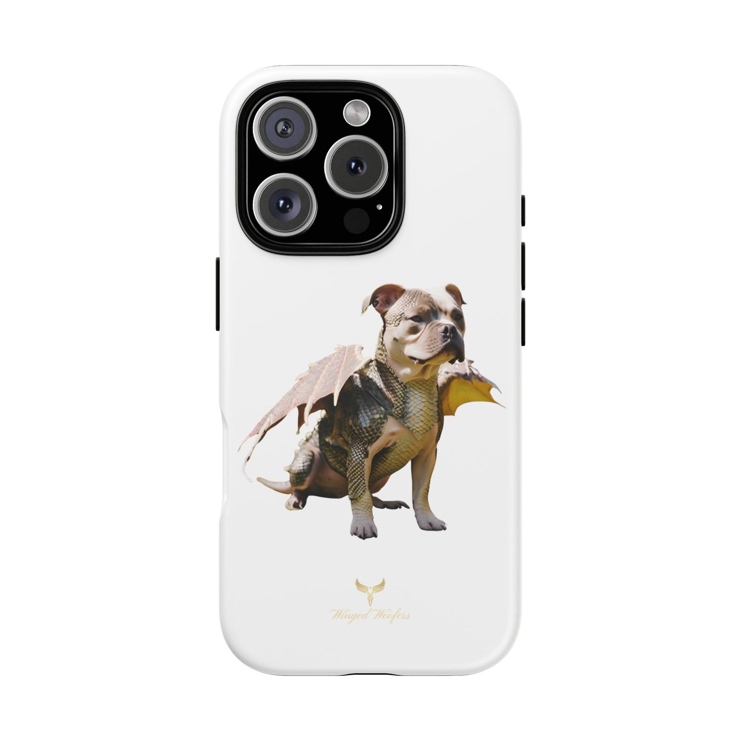 Staffordshire Bulldog Dragon Tough Phone Case - Unique Animal Design for Pet Lovers