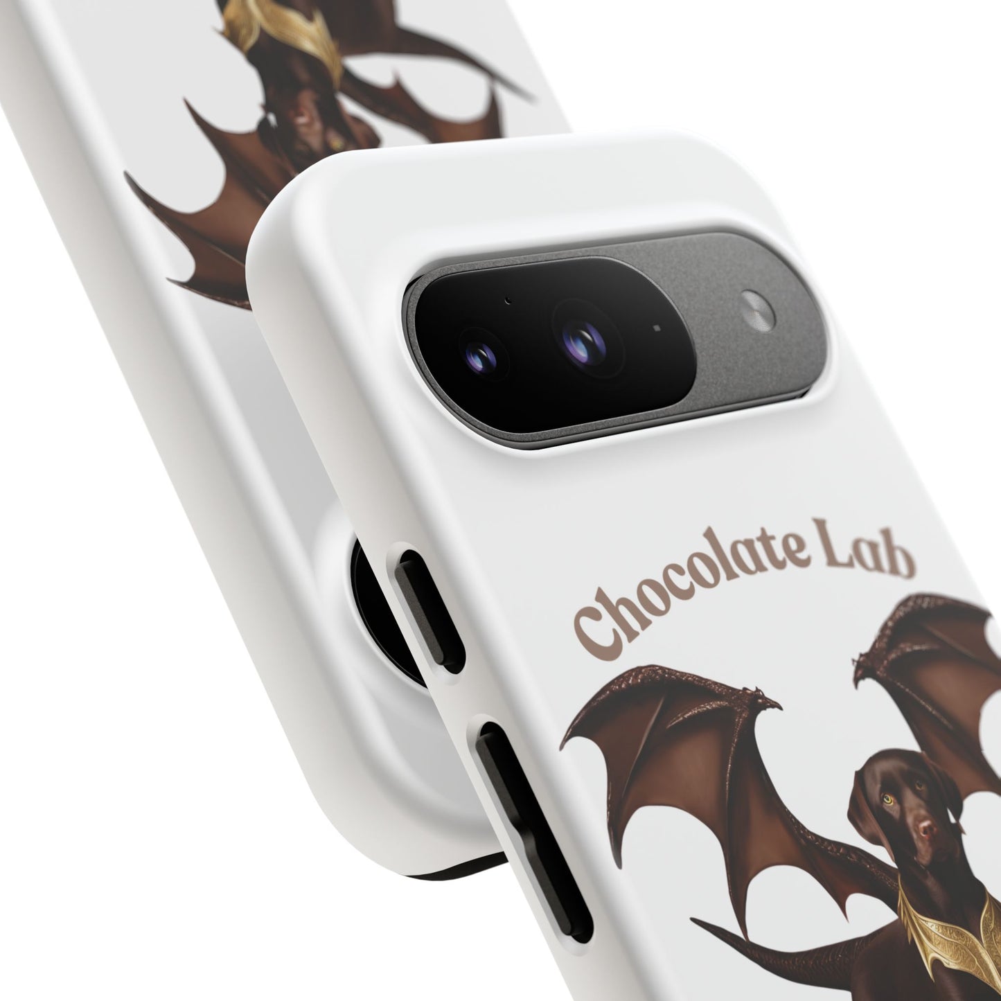 Chocolate Lab Dragon Phone Case - Tough & Stylish for Dog Lovers