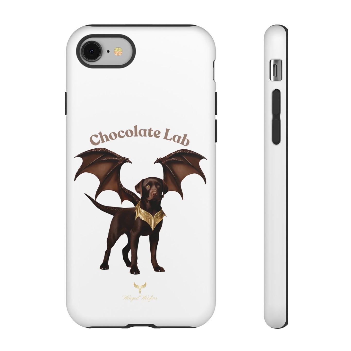 Chocolate Lab Dragon Phone Case - Tough & Stylish for Dog Lovers