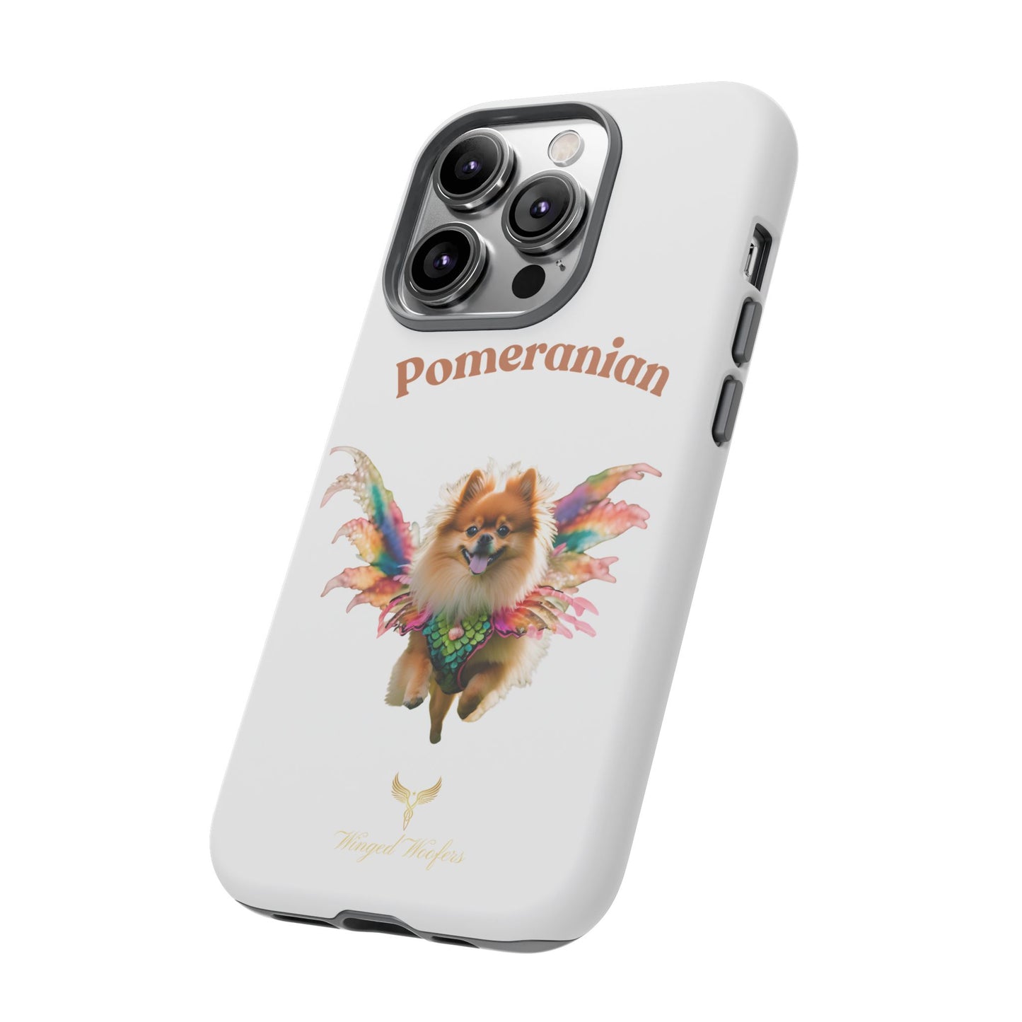 Pomeranian Winged Dog Phone Case – Cute Dog Lover Accessory