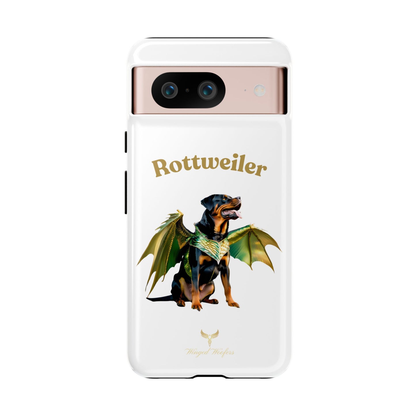 Rottweiler Dragon Wings Phone Case - Tough Cases for Dog Lovers