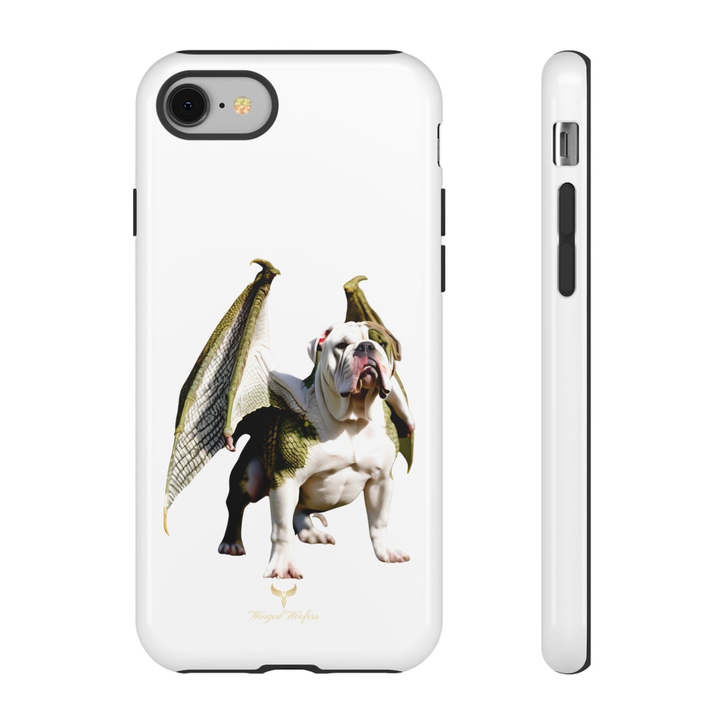 English Bulldog Dragon Phone Case - Tough & Unique Design