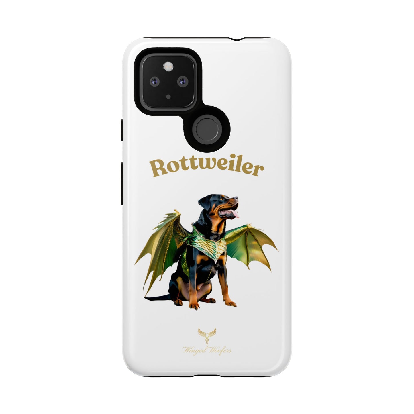 Rottweiler Dragon Wings Phone Case - Tough Cases for Dog Lovers