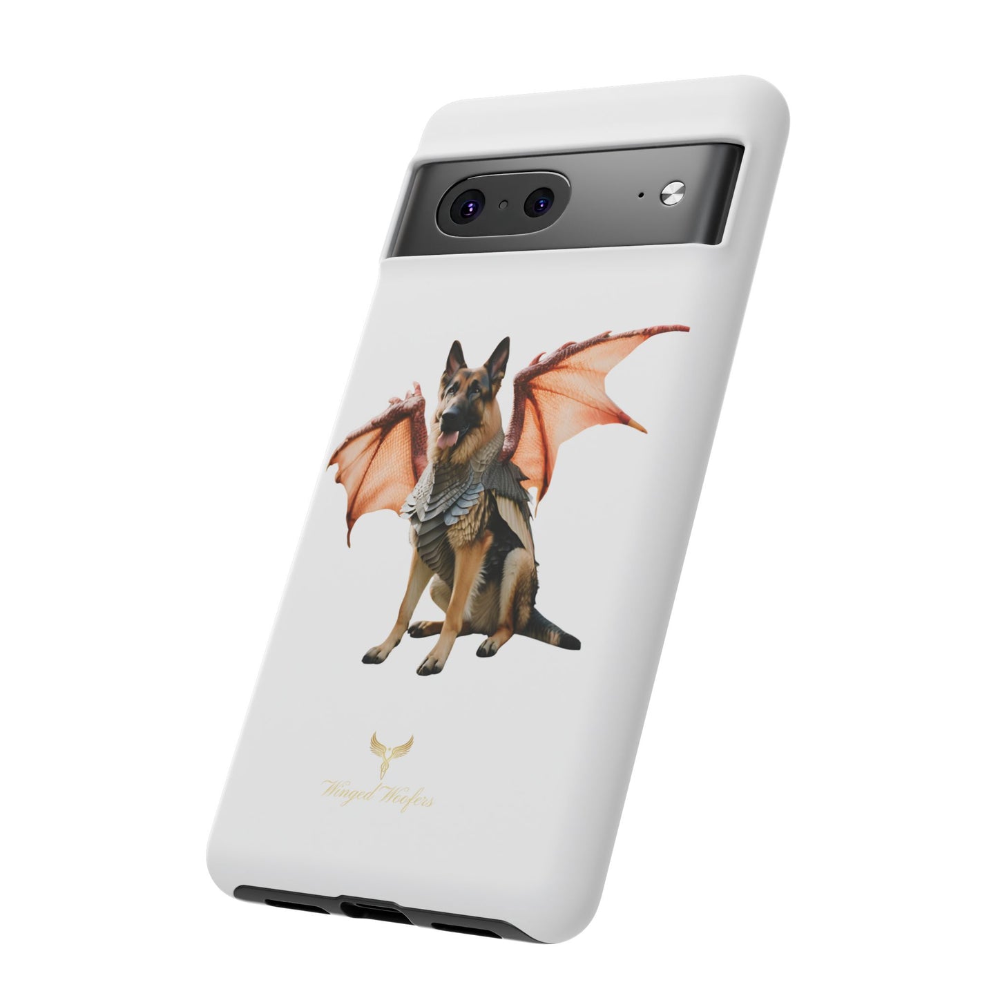 Mythical German Shepherd with Wings Dog iPhone Case | Tough Cases for Pet Lovers