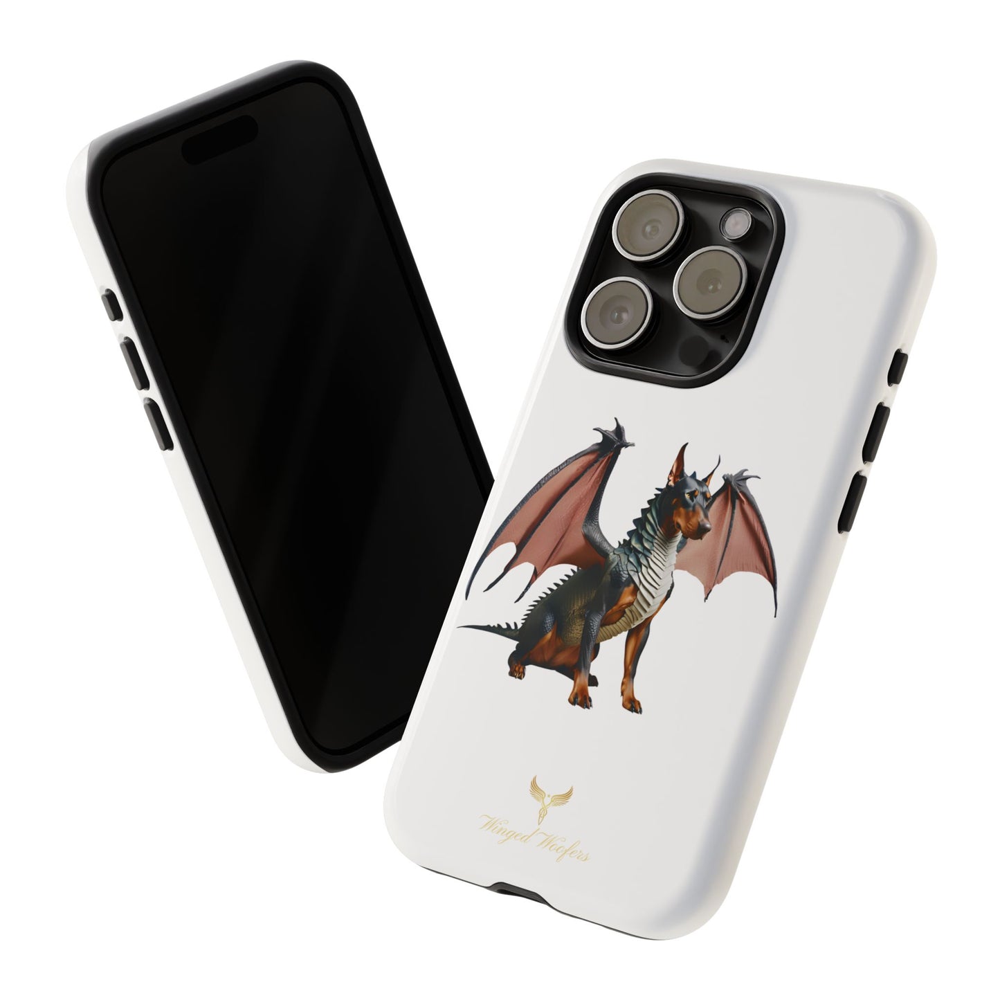 Mythical Doberman Pinscher Dragon Phone Case - Tough & Stylish Protection