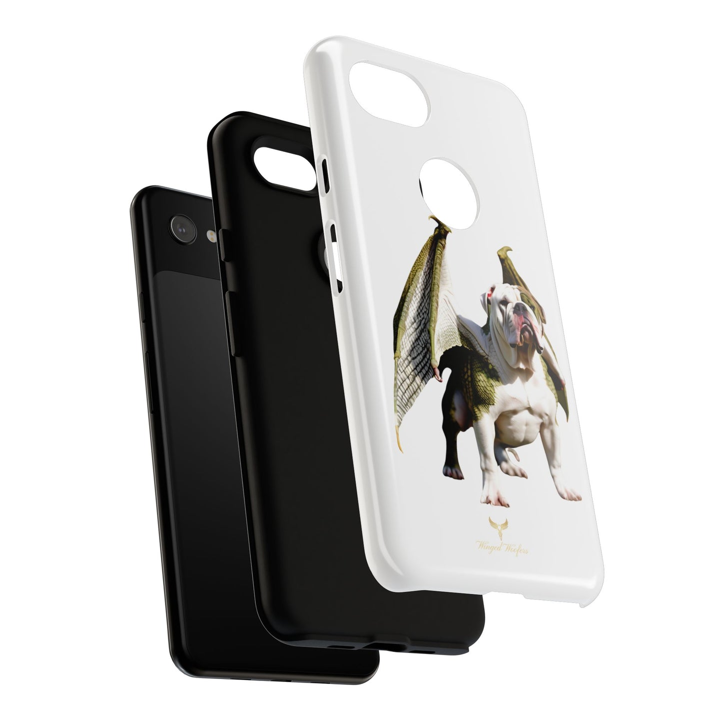 English Bulldog Dragon Phone Case - Tough & Unique Design