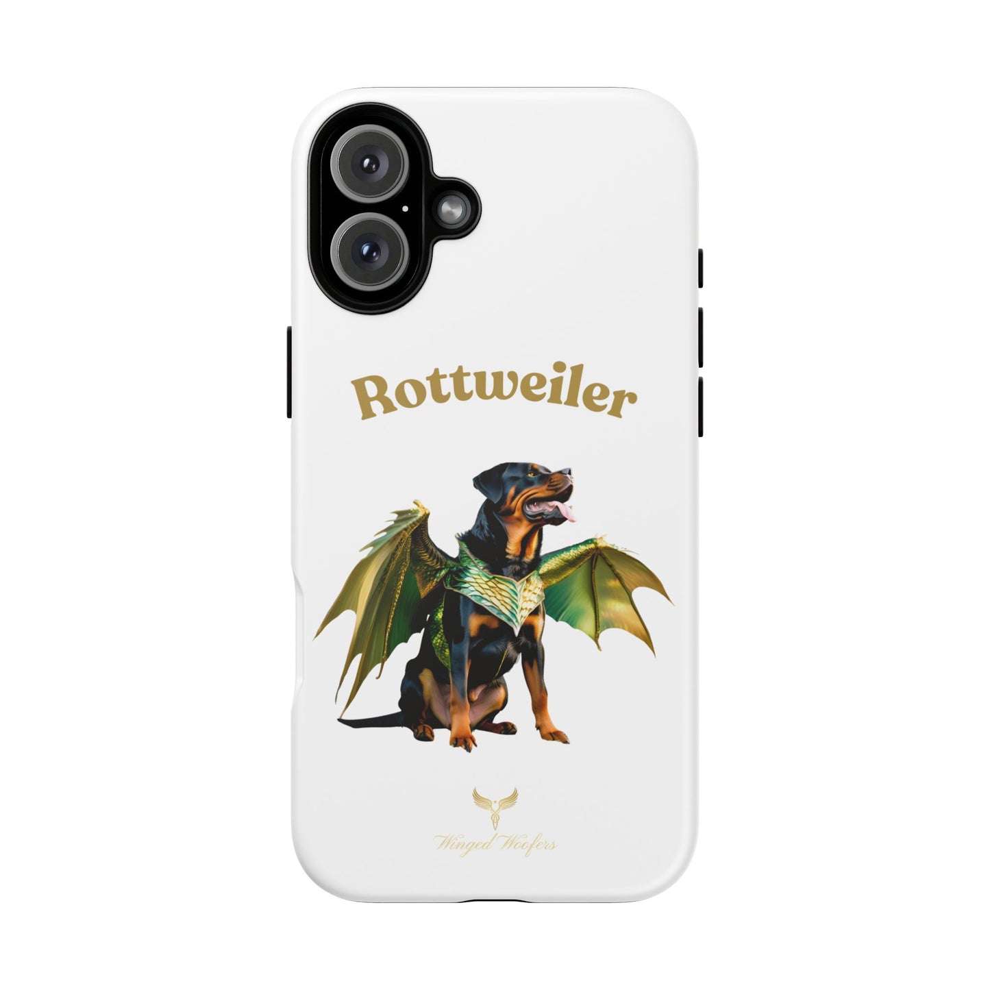 Rottweiler Dragon Wings Phone Case - Tough Cases for Dog Lovers