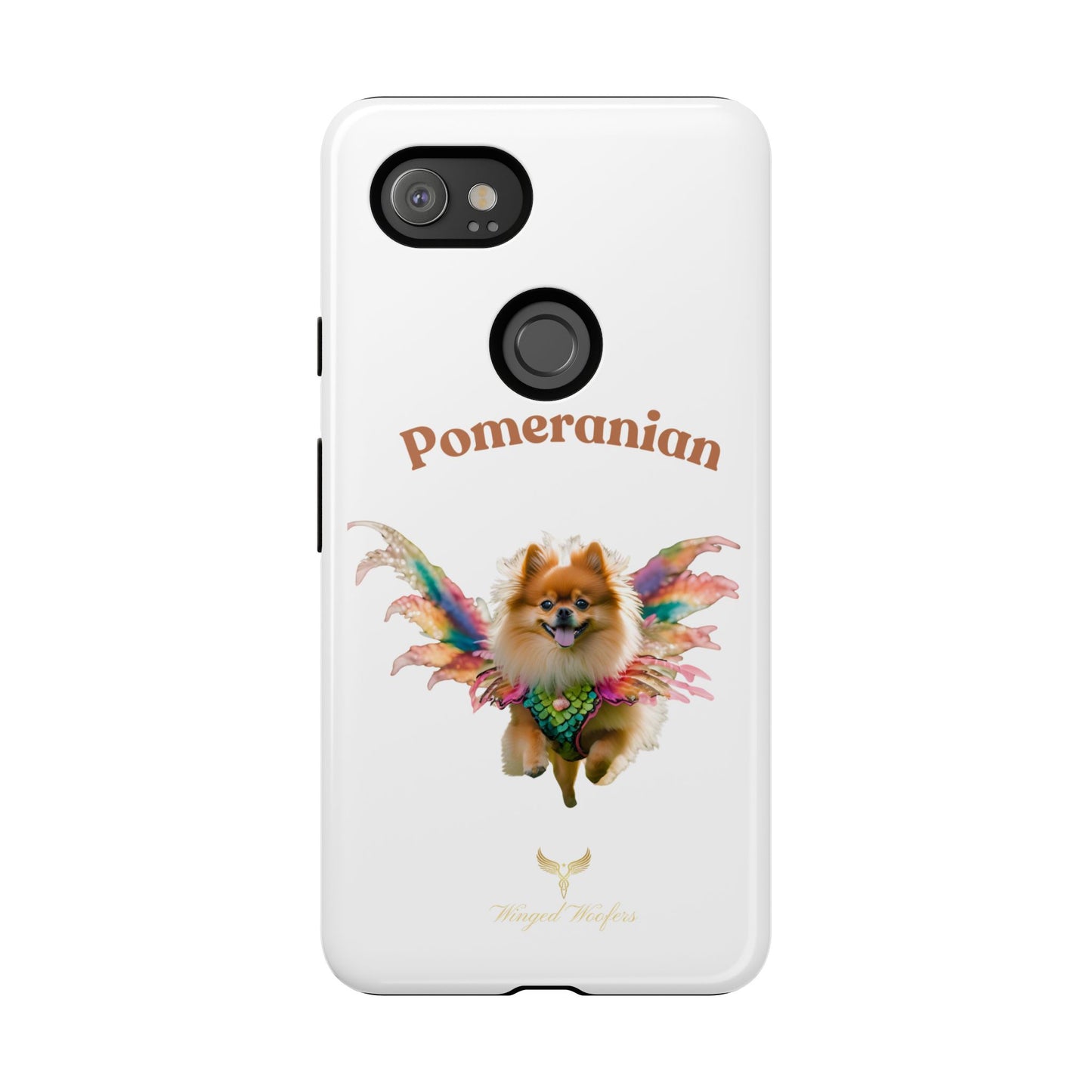 Pomeranian Winged Dog Phone Case – Cute Dog Lover Accessory