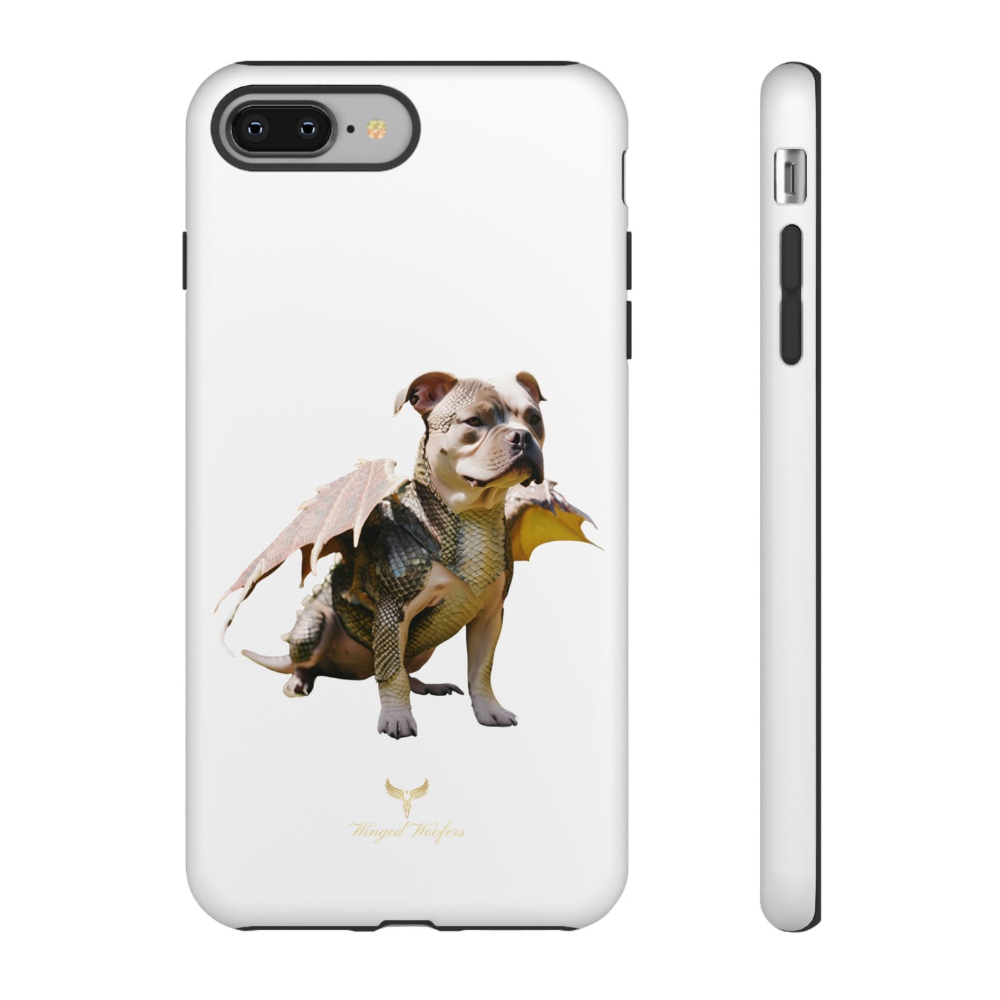 Staffordshire Bulldog Dragon Tough Phone Case - Unique Animal Design for Pet Lovers