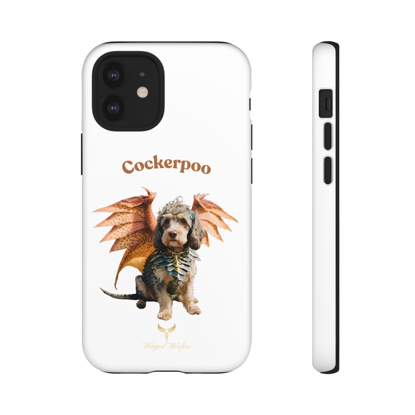 Cockerpoo Dragon Phone Case – Tough & Whimsical Pet Lover Gift