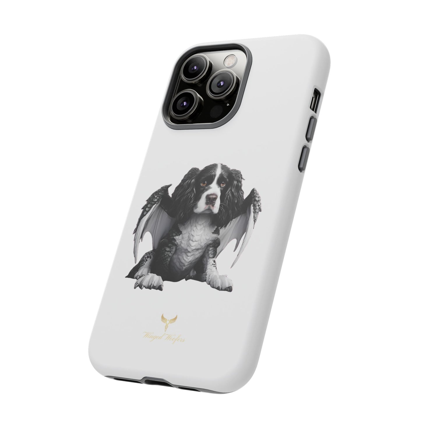 Springer Spaniel Puppy Dragon Winged Dog Phone Case - Tough Cases for Pet Lovers