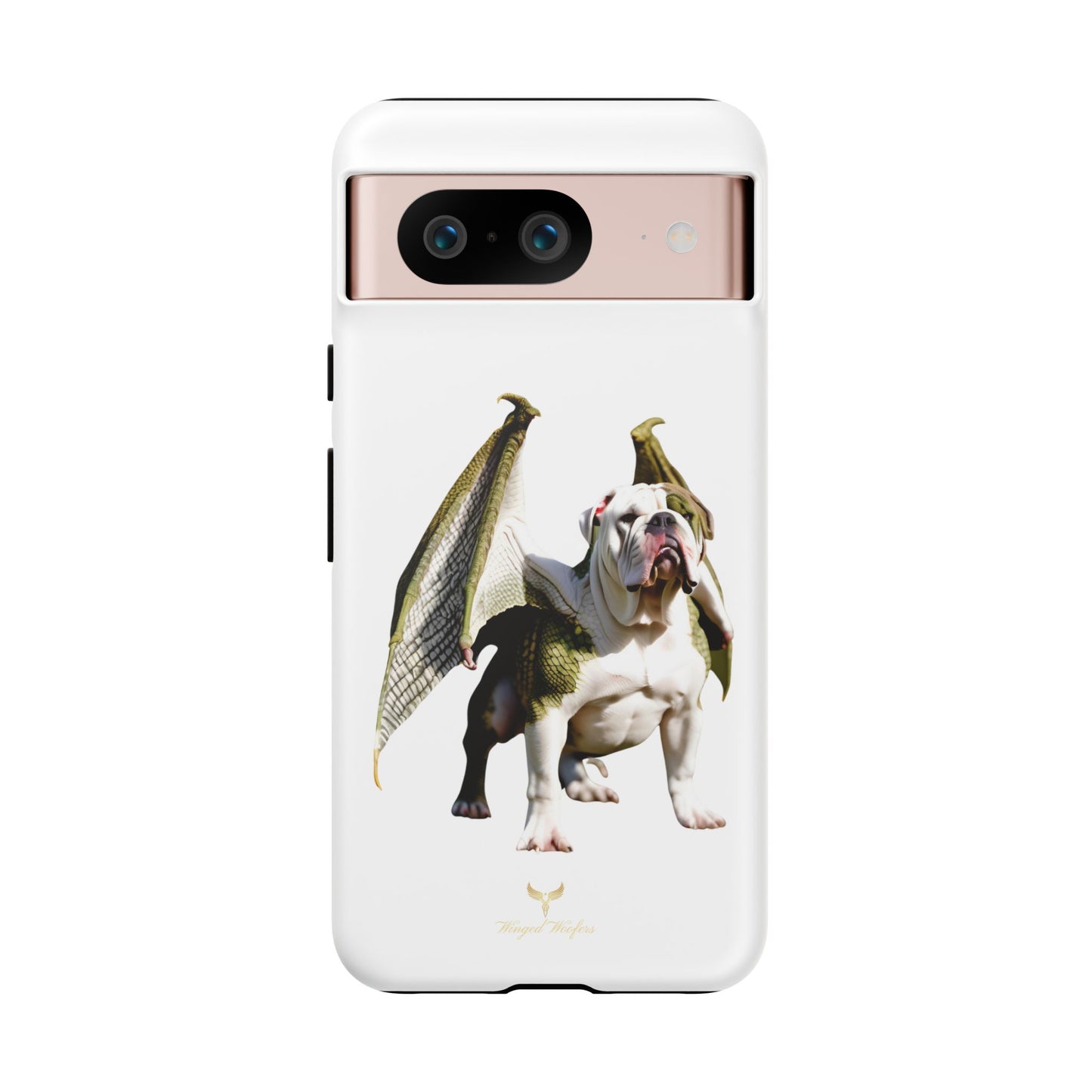 English Bulldog Dragon Phone Case - Tough & Unique Design