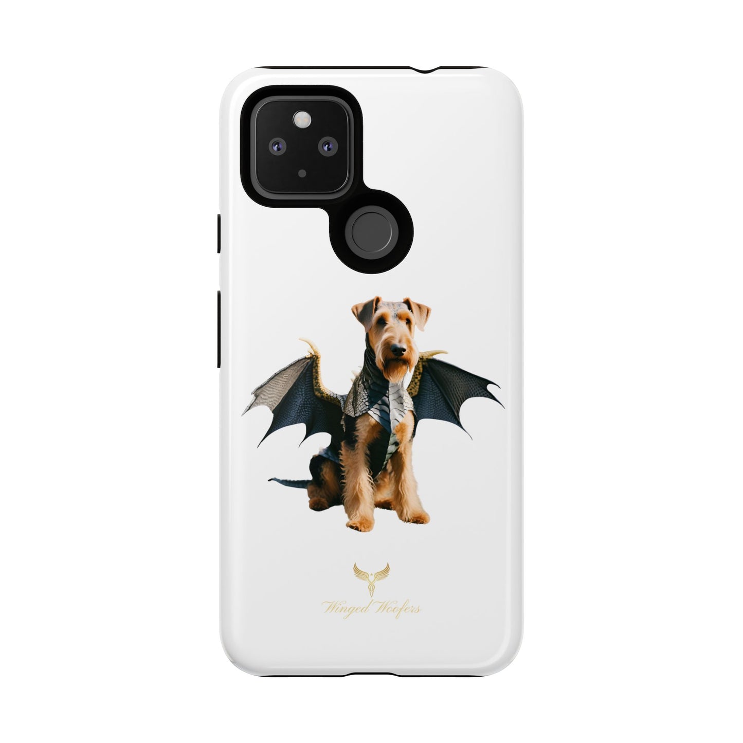 Cool Dragon Airedale Terrier Dog Phone Case - Tough Cases for Pet Lovers