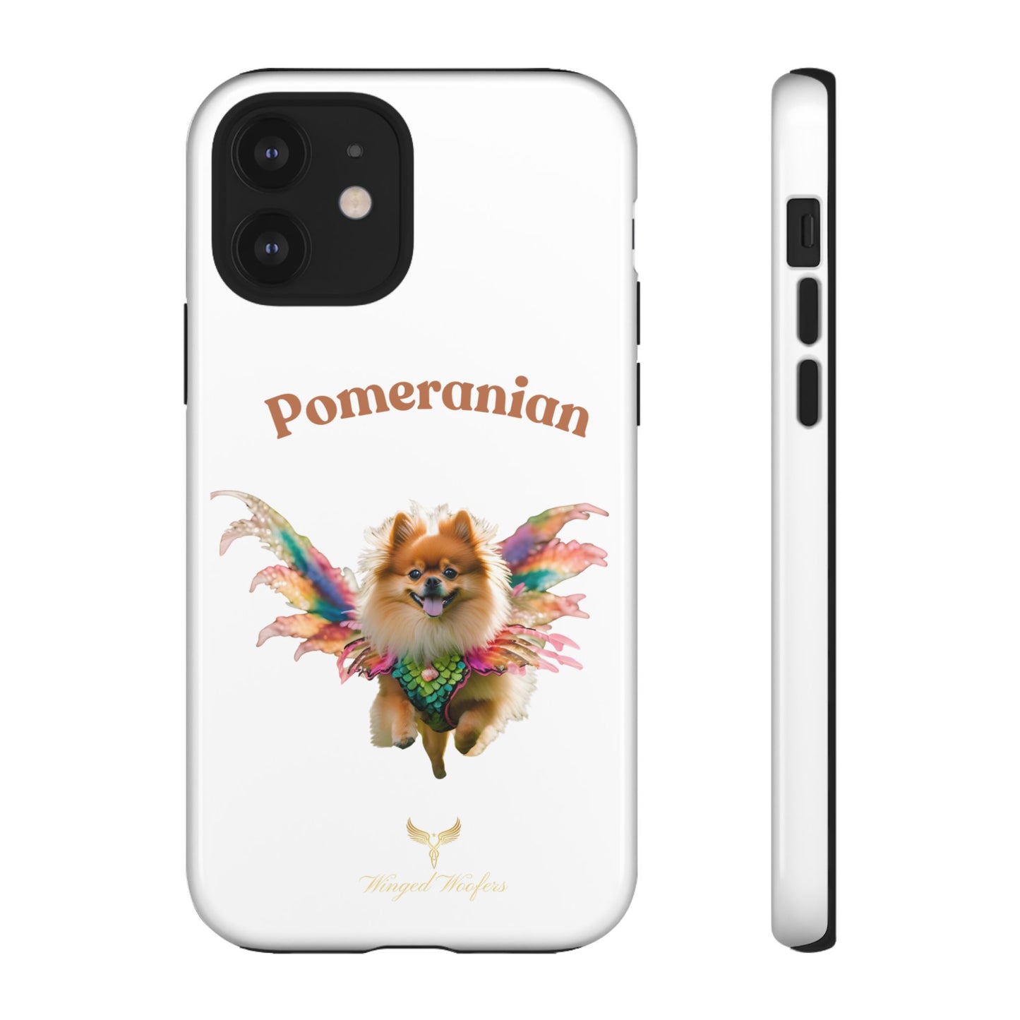 Pomeranian Winged Dog Phone Case – Cute Dog Lover Accessory