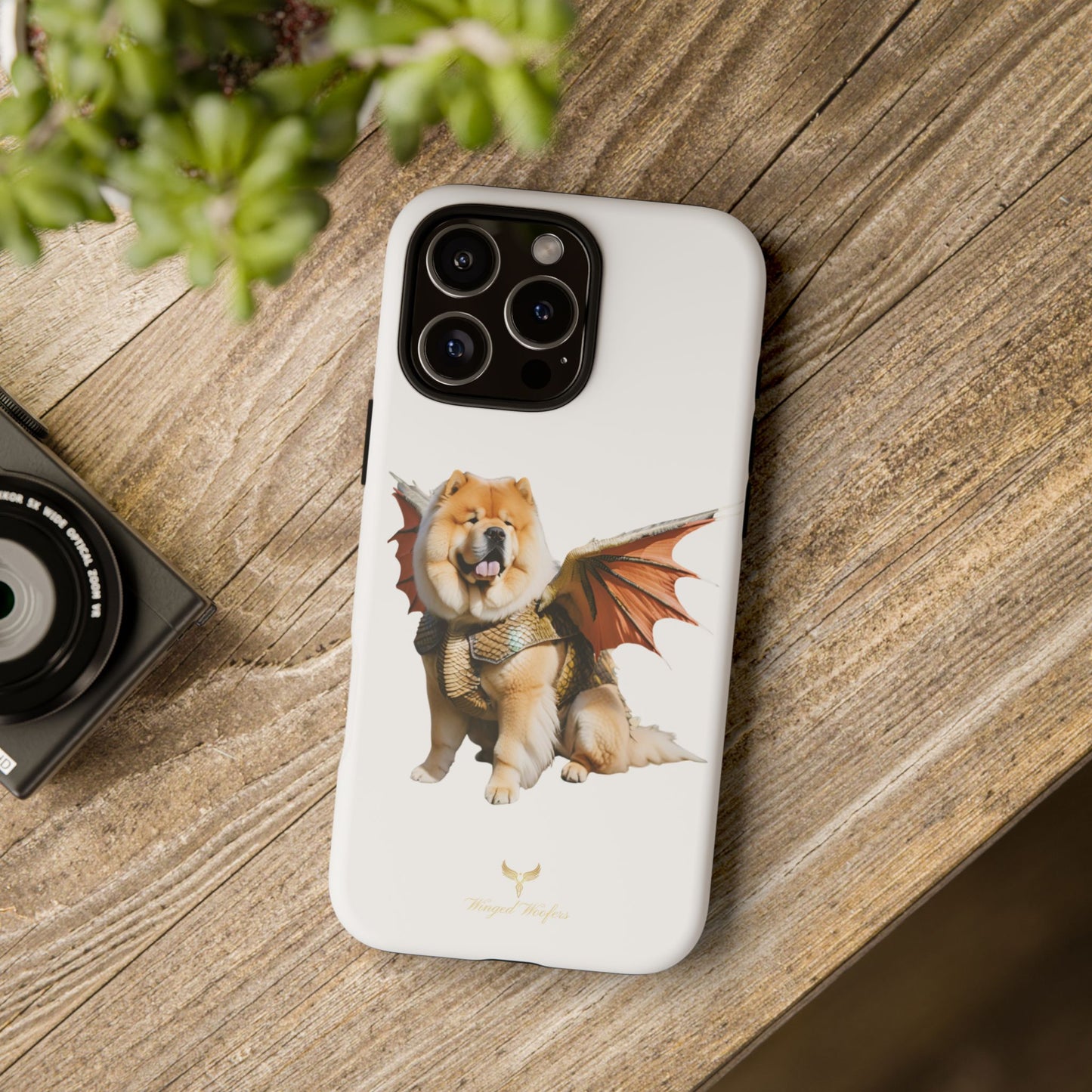 Funny Dragon Chow Chow Dog Phone Case - Tough Cases for Pet Lovers