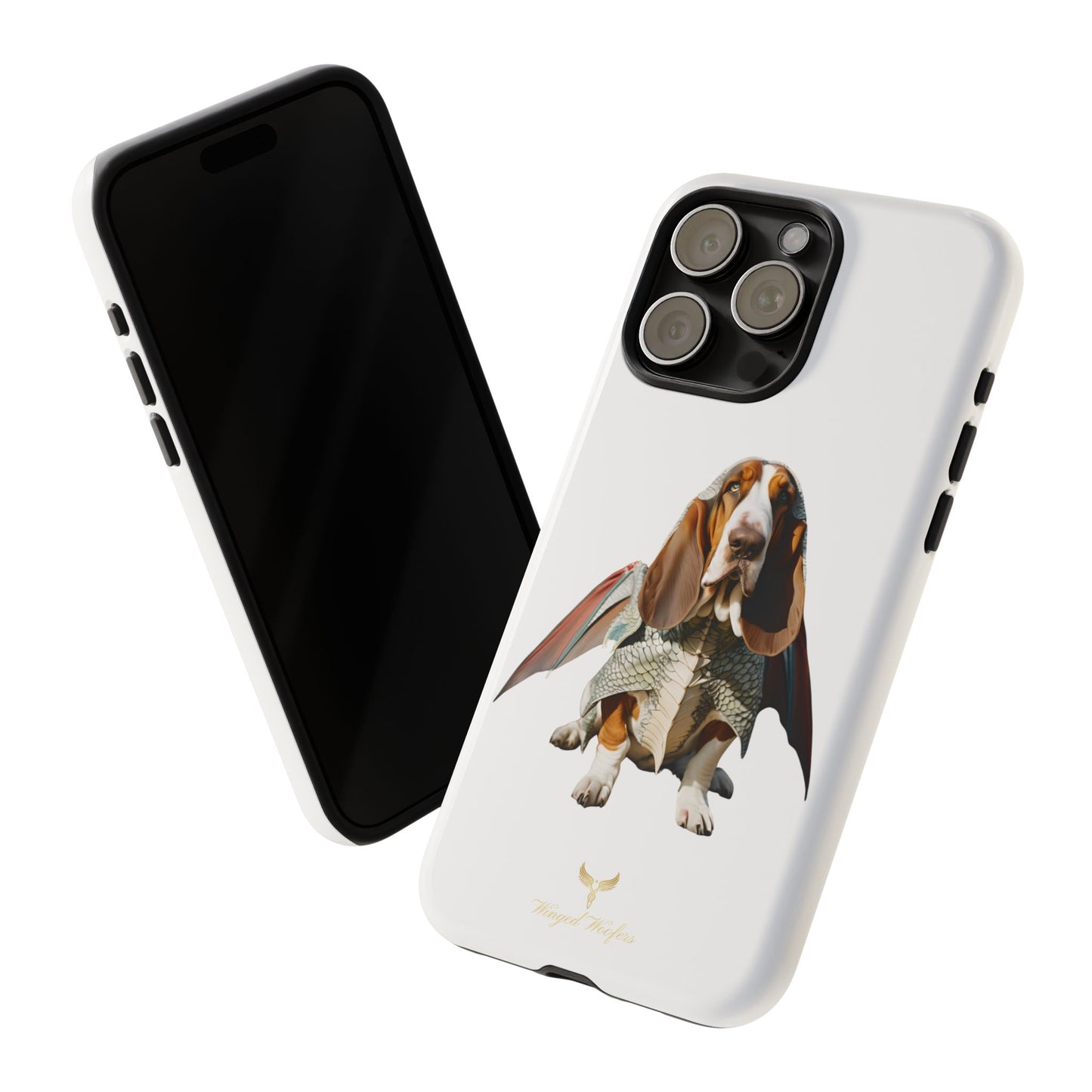 Whimsical Basset Hound Dog Phone Case - Tough Cases for Animal Lovers