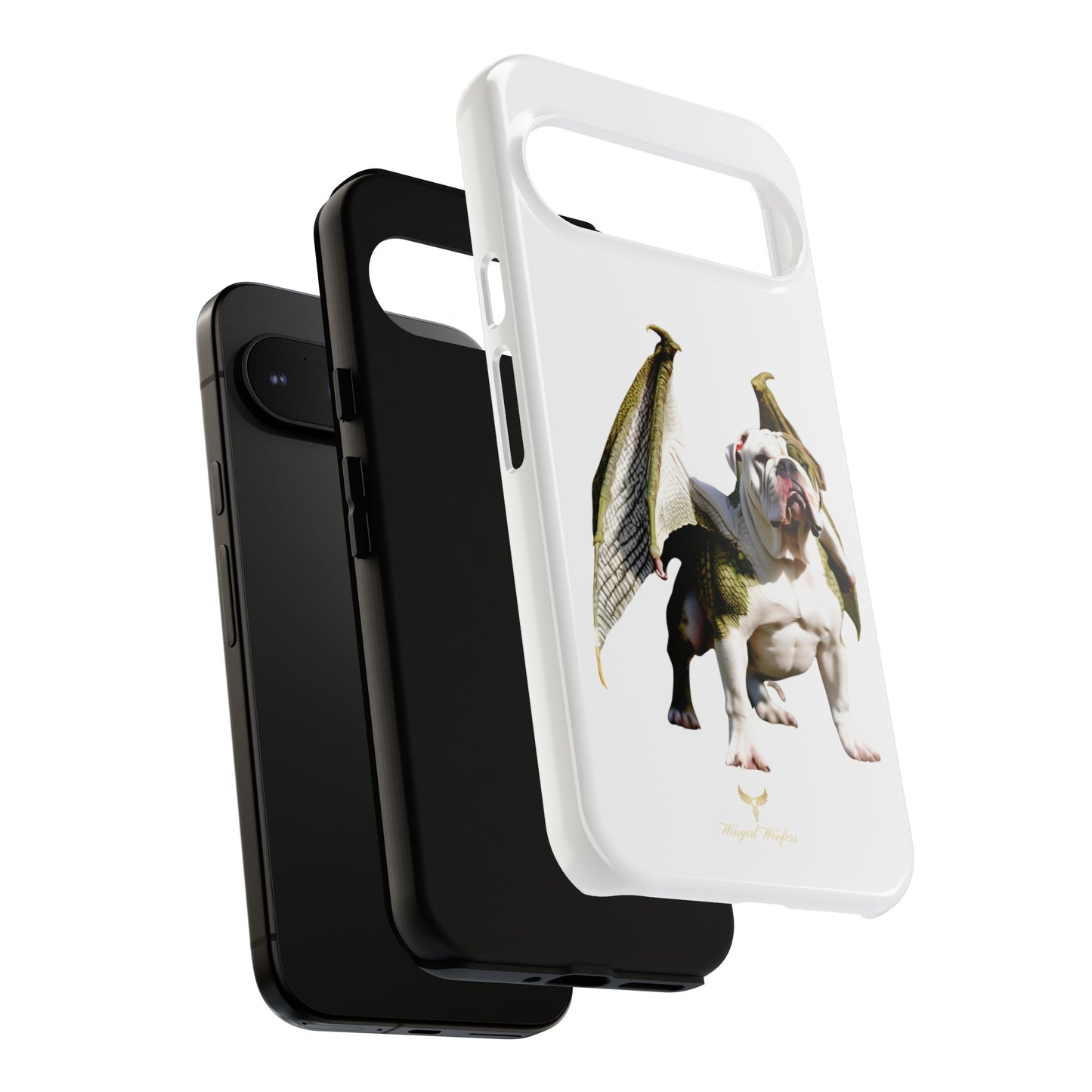 English Bulldog Dragon Phone Case - Tough & Unique Design