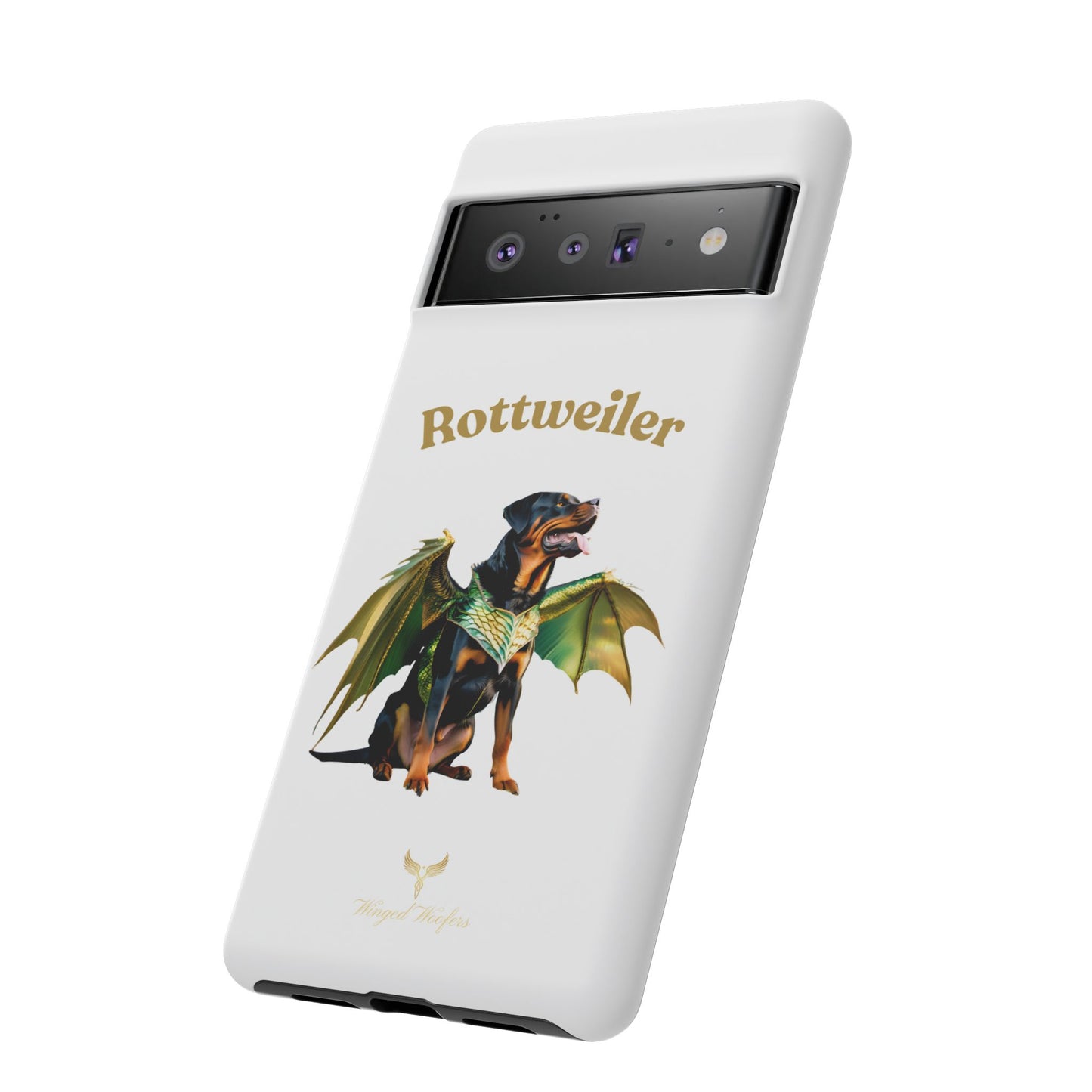 Rottweiler Dragon Wings Phone Case - Tough Cases for Dog Lovers