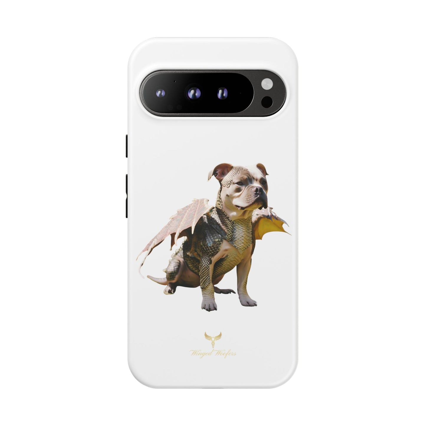 Staffordshire Bulldog Dragon Tough Phone Case - Unique Animal Design for Pet Lovers