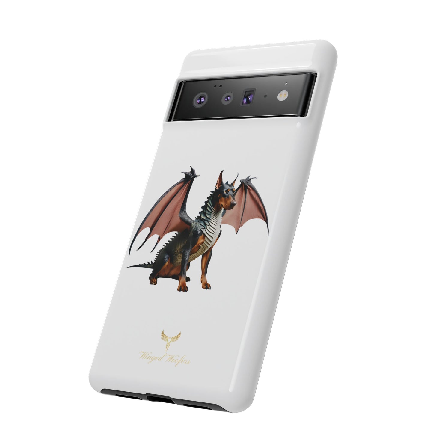 Mythical Doberman Pinscher Dragon Phone Case - Tough & Stylish Protection