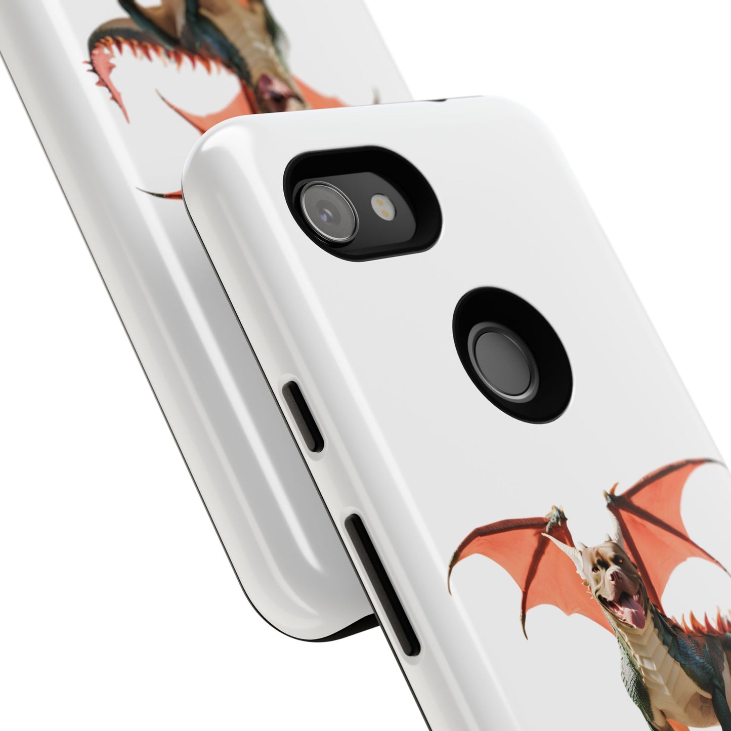 Tough Cases - Fierce Dragon Pitbull Phone Case | Unique Animal Design | Perfect Gift for Animal Lovers