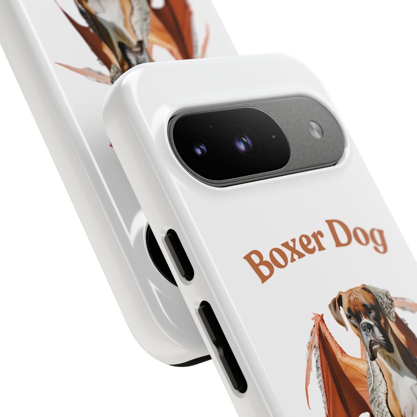 Boxer Dog Dragon Art Phone Case - Tough Cases