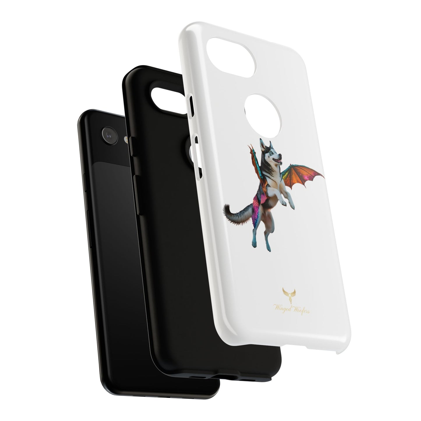 Magical Husky Pet Phone Case - Winged Dog Design | Tough Cases | Unique Animal Lover Gift