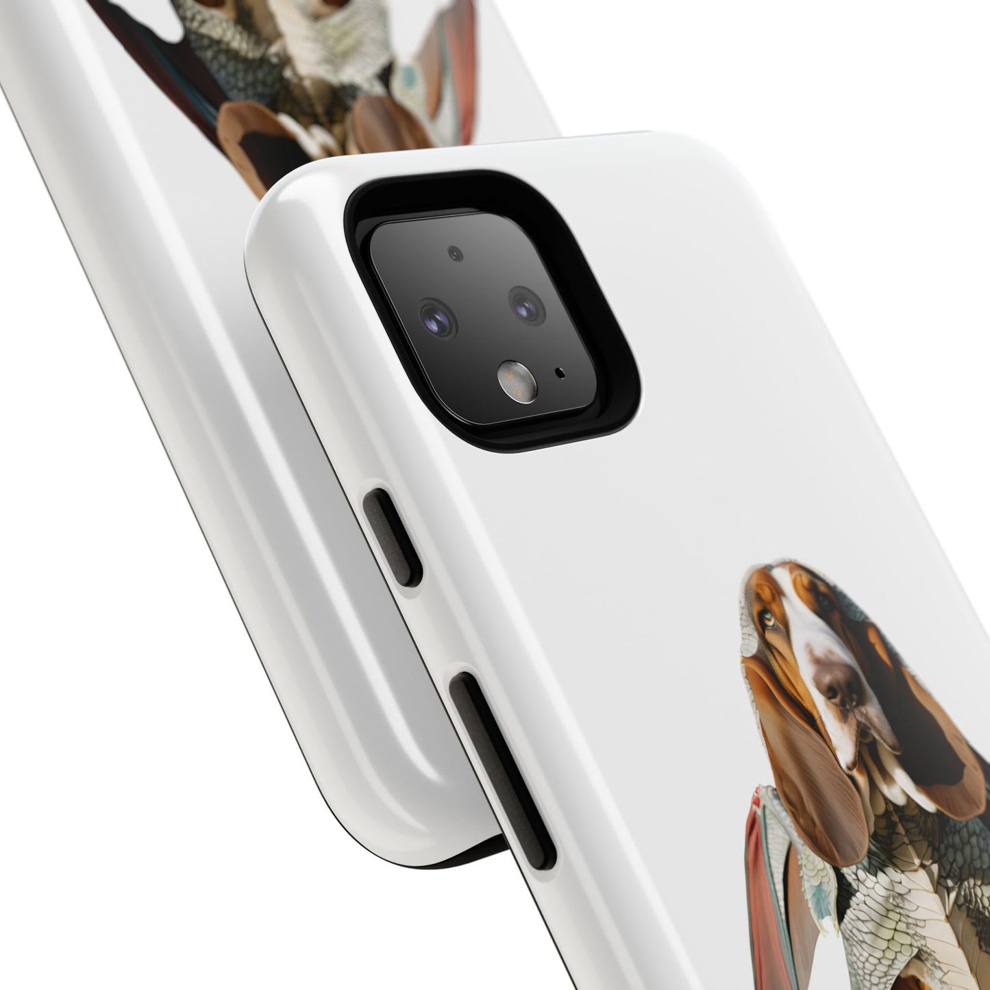 Whimsical Basset Hound Dog Phone Case - Tough Cases for Animal Lovers