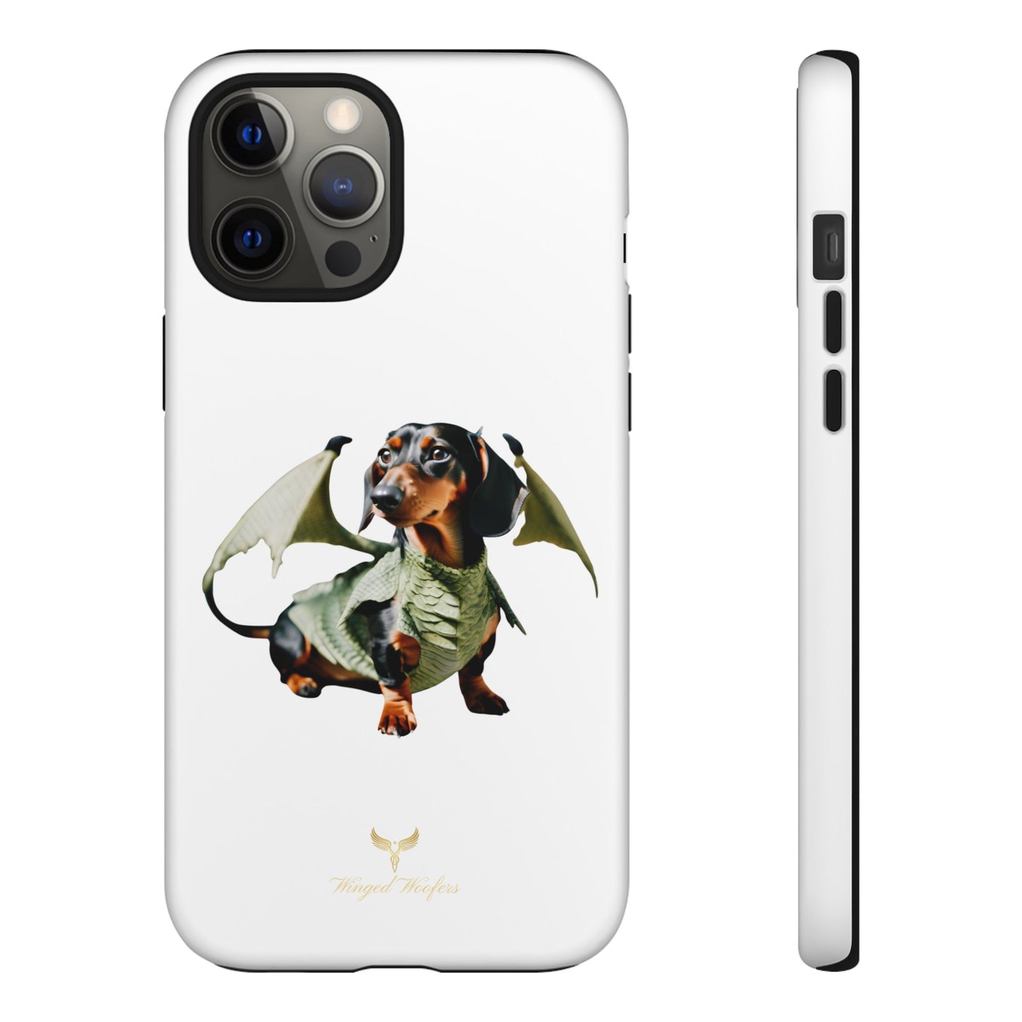 Whimsical Dragon Dog Phone Case - Tough Cases for Pet Lovers