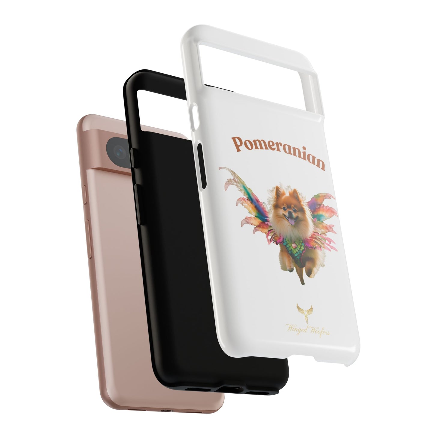 Pomeranian Winged Dog Phone Case – Cute Dog Lover Accessory