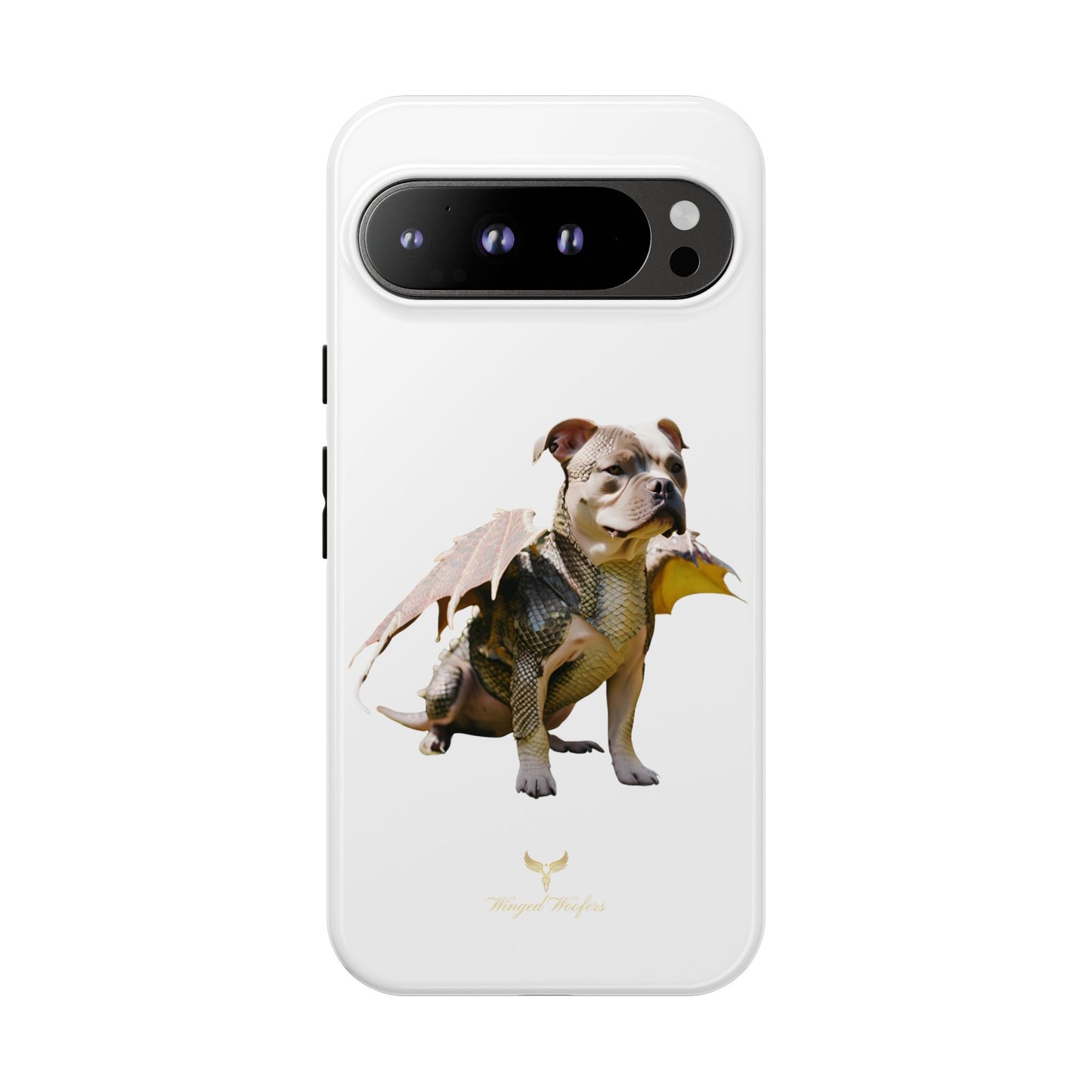 Staffordshire Bulldog Dragon Tough Phone Case - Unique Animal Design for Pet Lovers