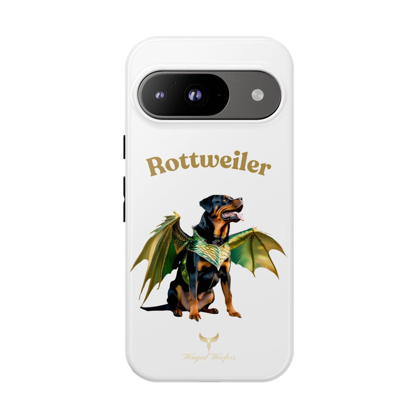 Rottweiler Dragon Wings Phone Case - Tough Cases for Dog Lovers