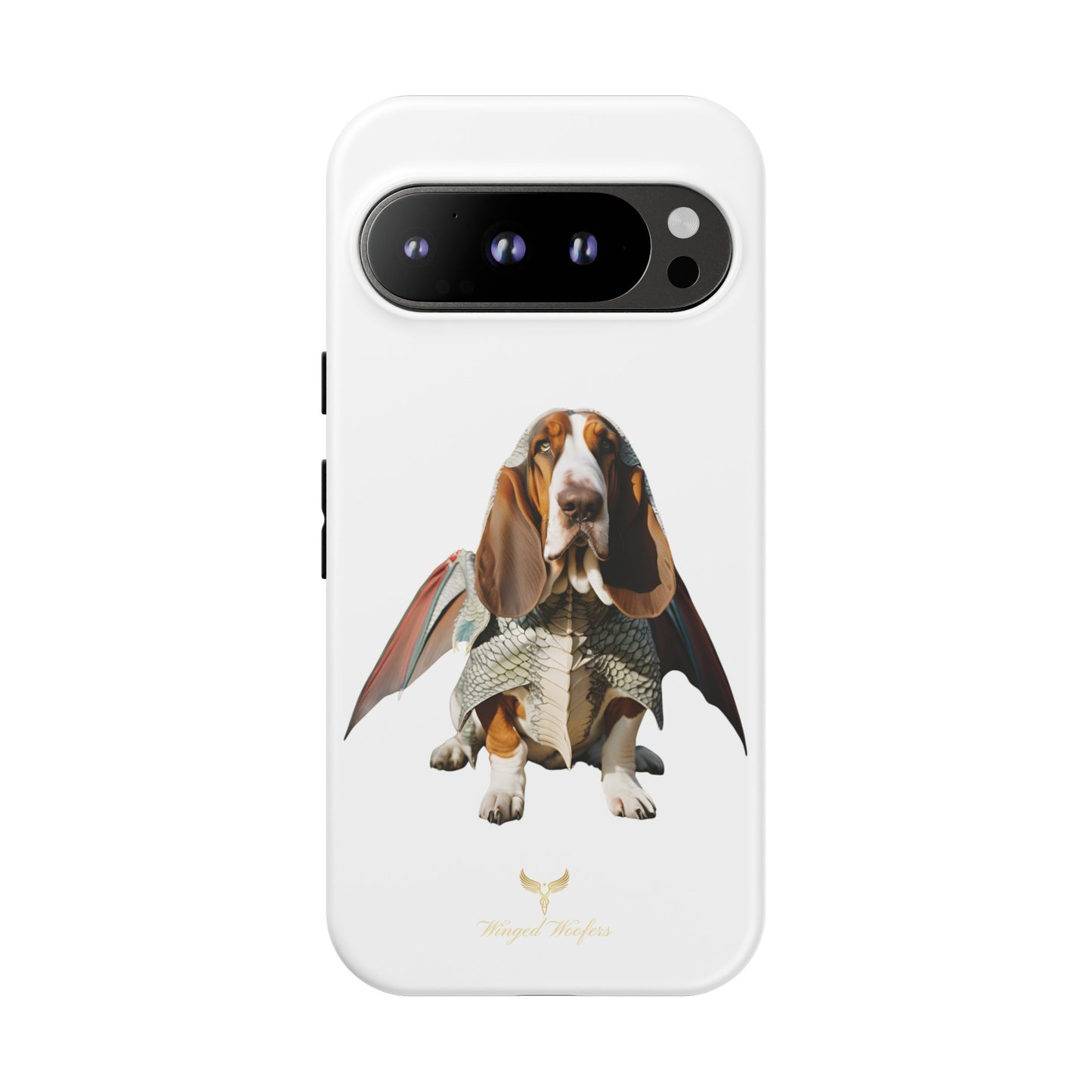 Whimsical Basset Hound Dog Phone Case - Tough Cases for Animal Lovers